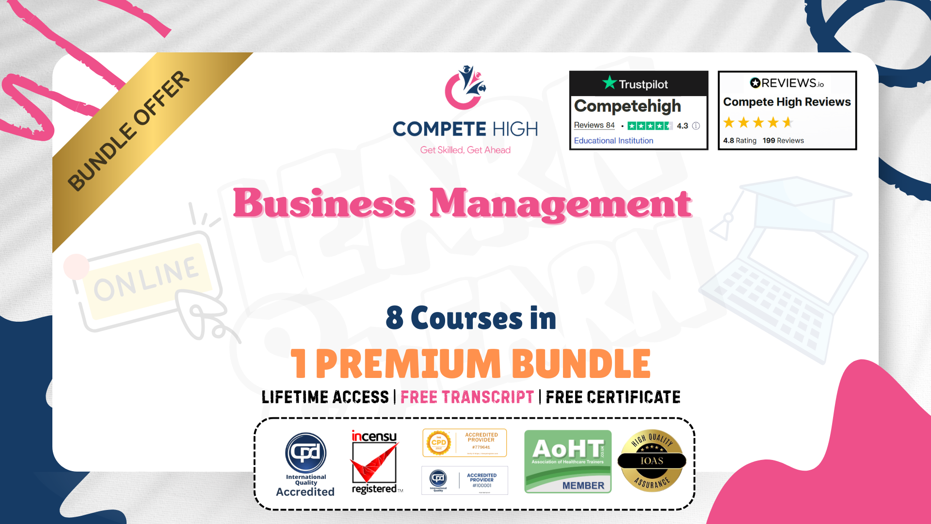Business Management: 8 in 1 Premium Courses Bundle