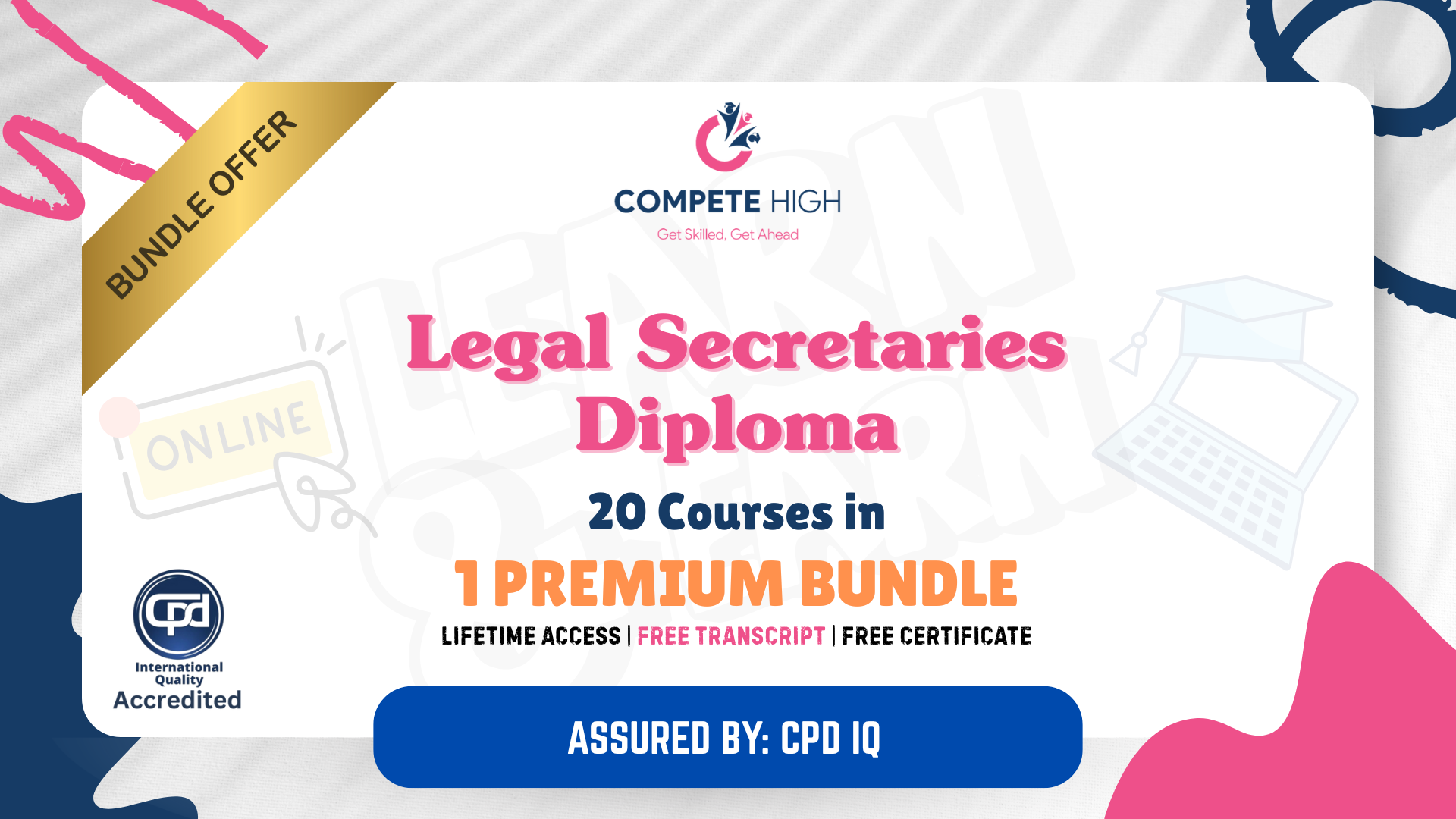 Legal Secretaries Diploma: 20-in-1 Premium Online Courses Bundle