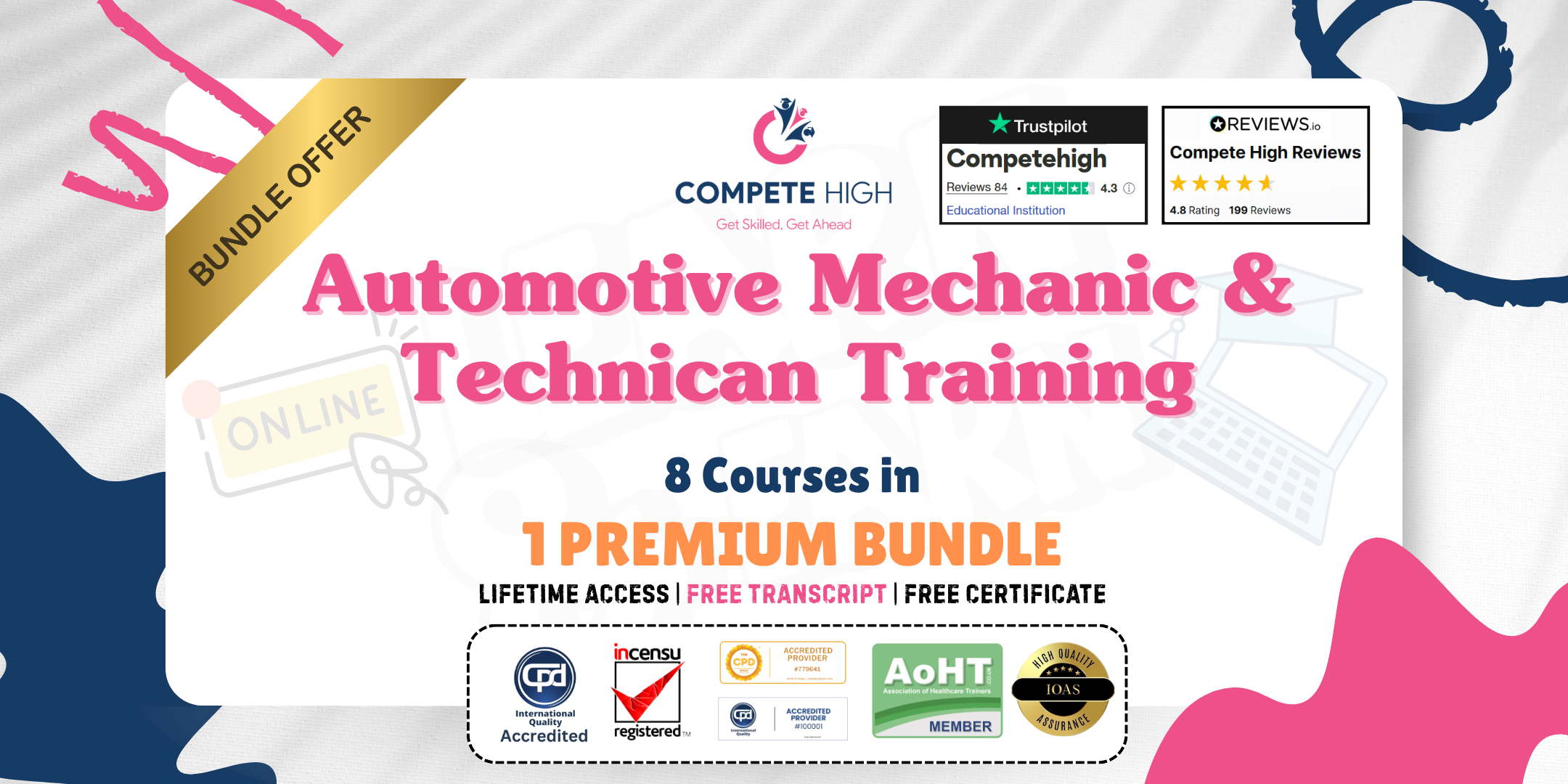 Automotive Mechanic & Technician Training: 8-in-1 Premium Online Courses Bundle