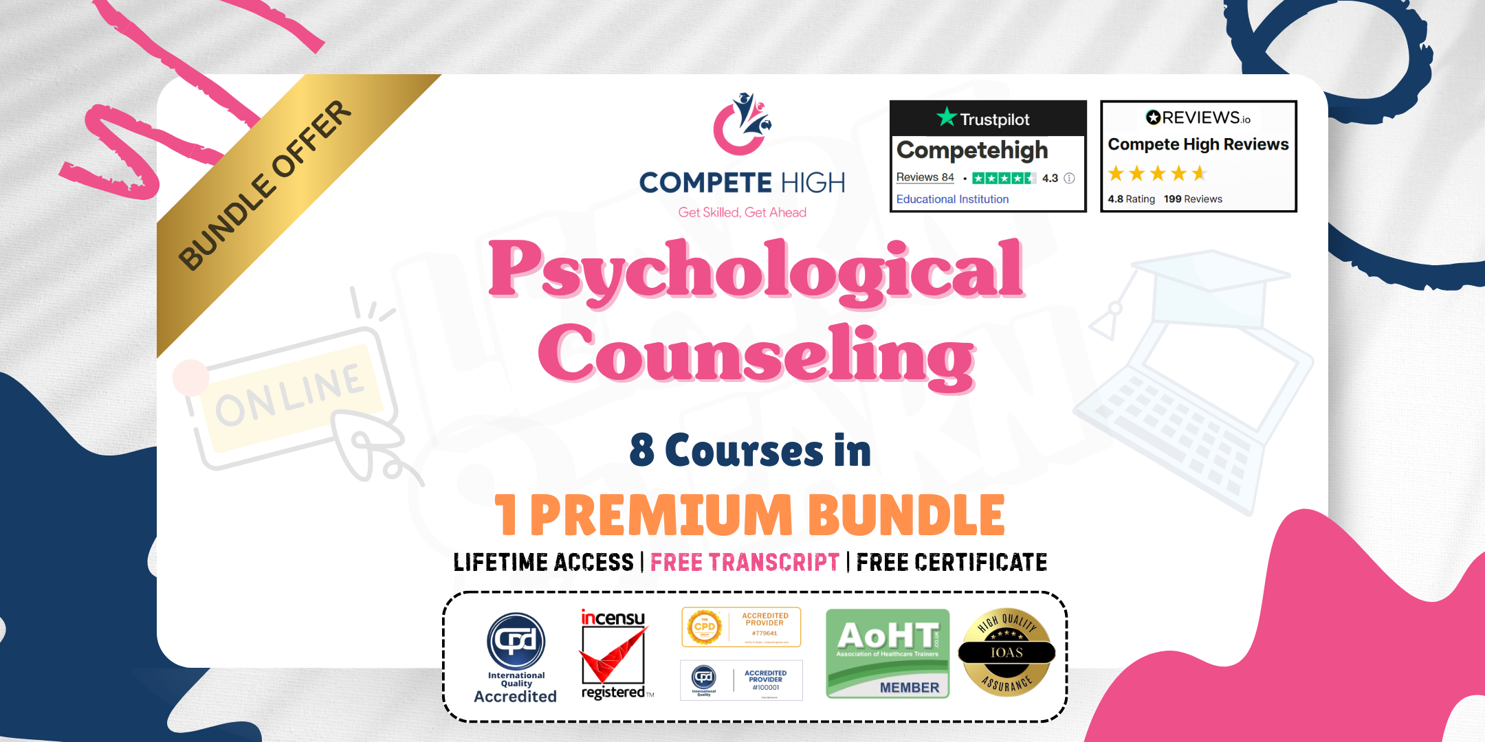 Psychological Counseling: 8-in-1 Premium Online Courses Bundle
