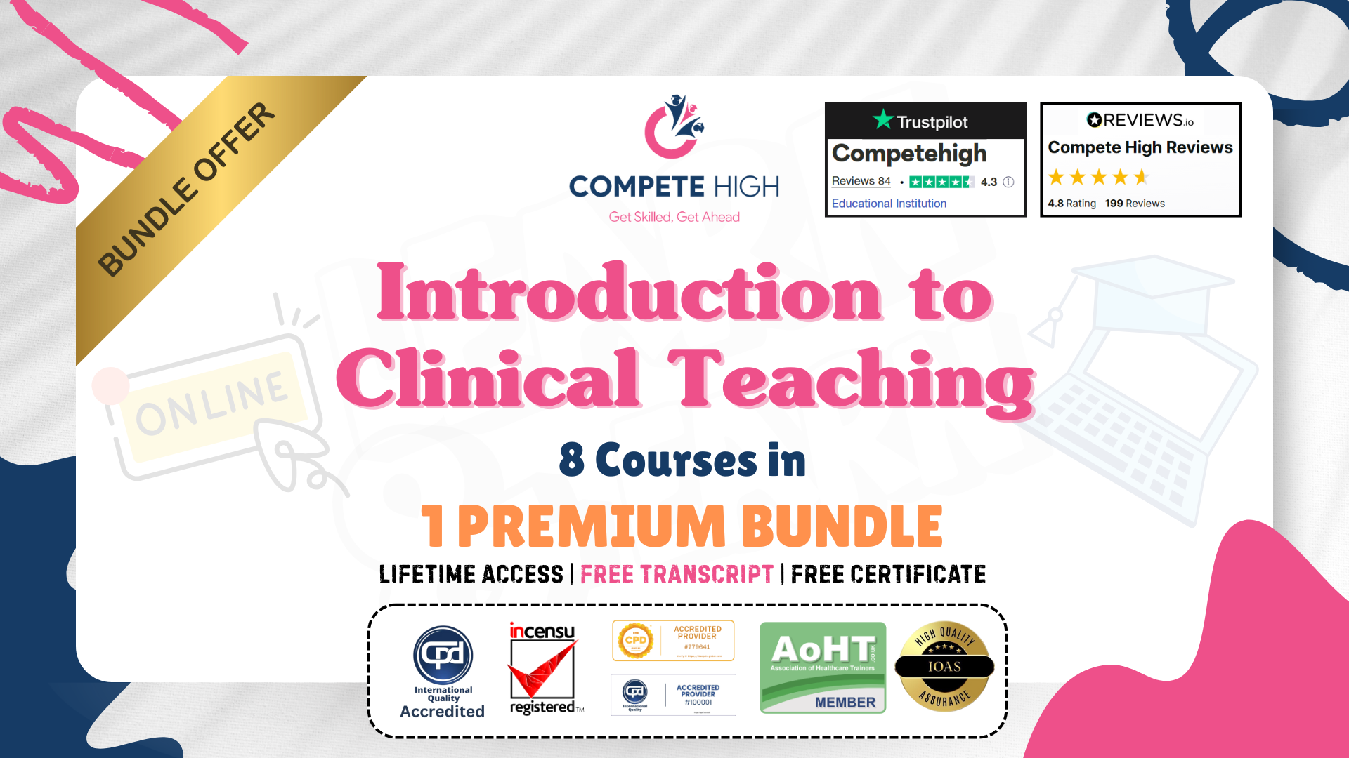 Introduction to Clinical Teaching: 8-in-1 Premium Online Courses Bundle