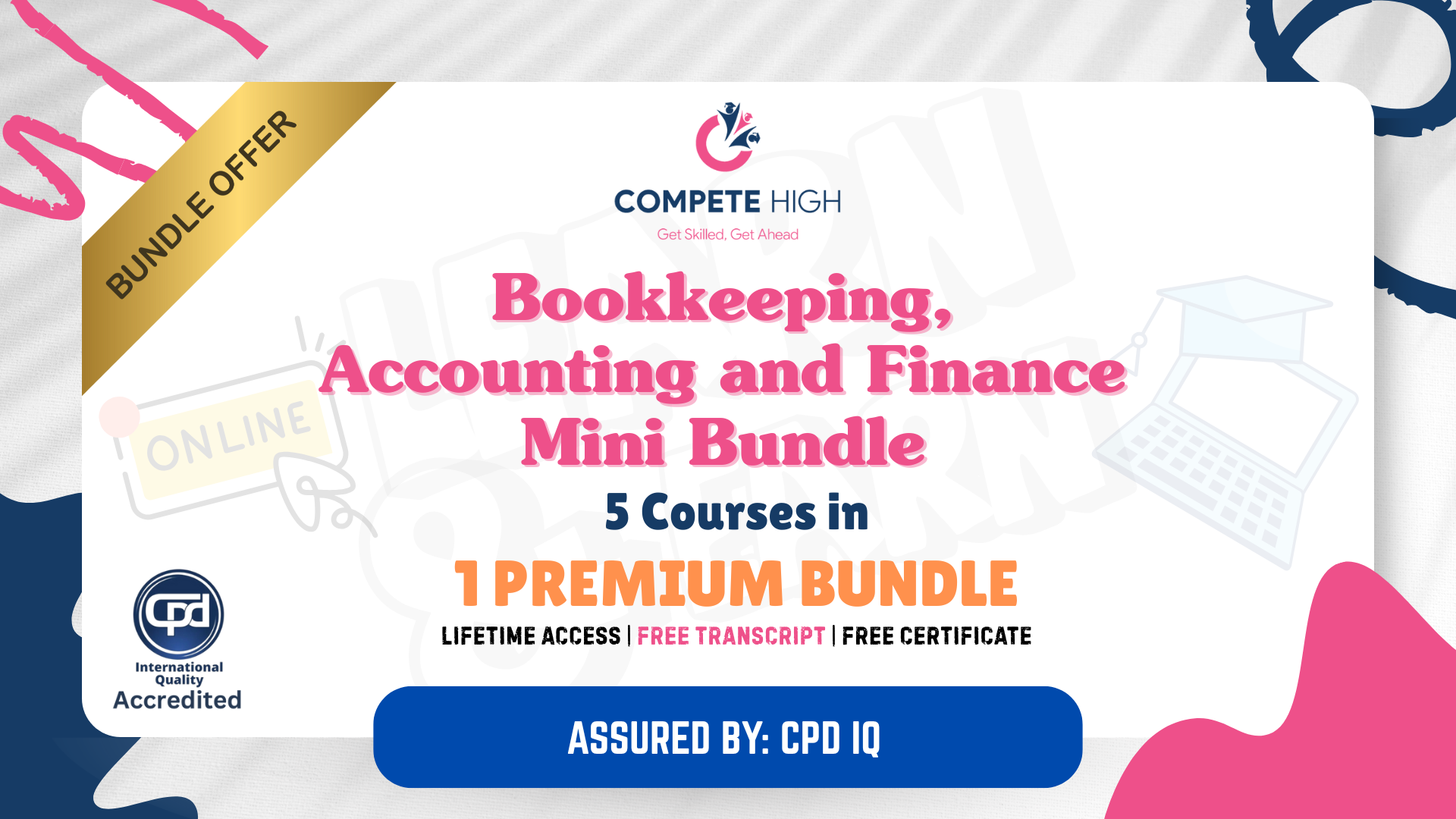 Bookkeeping, Accounting and Finance Mini Bundle