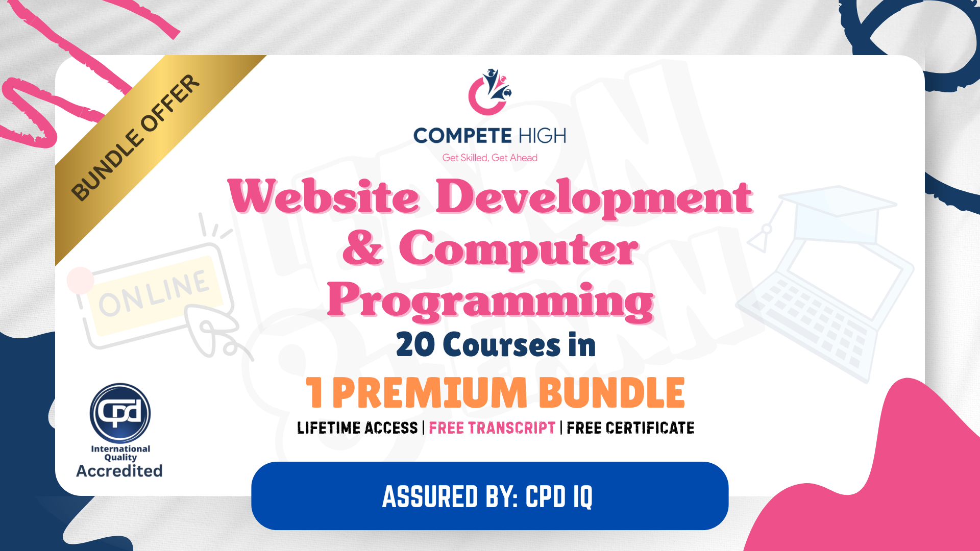 Website Development & Computer Programming: 20-in-1 Premium Online Courses Bundle
