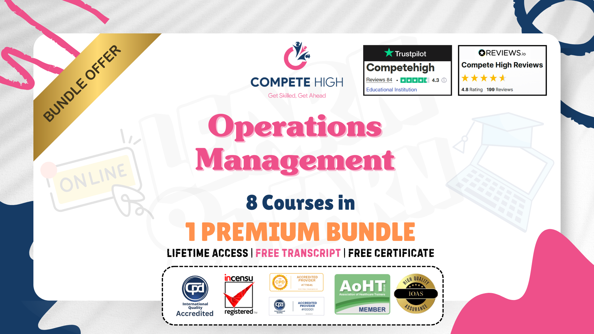 Operations Management: 8 in 1 Premium Courses Bundle