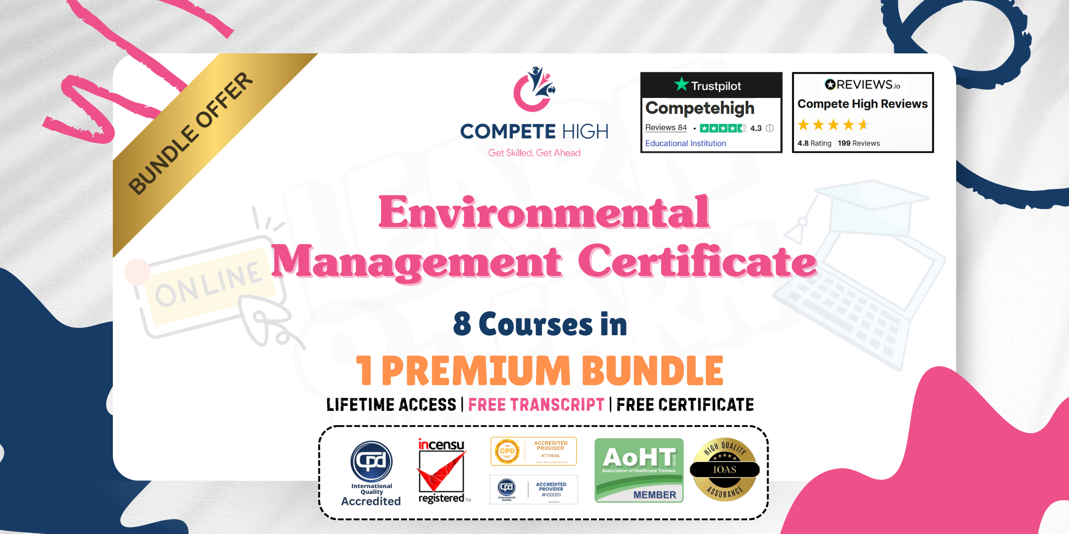 Environmental Management Certificate: 8-in-1 Premium Online Courses Bundle