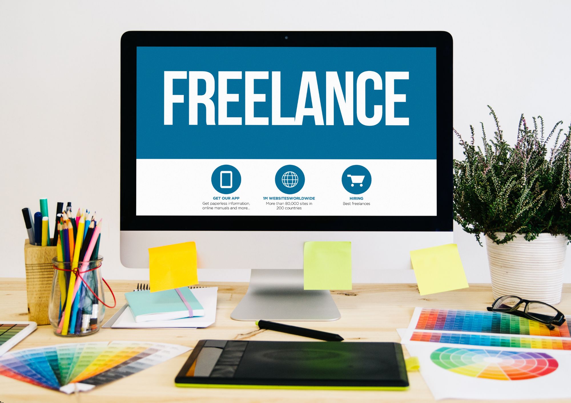 Freelance Work with the Big Four - YouTube, WordPress, Upwork, and Fiverr