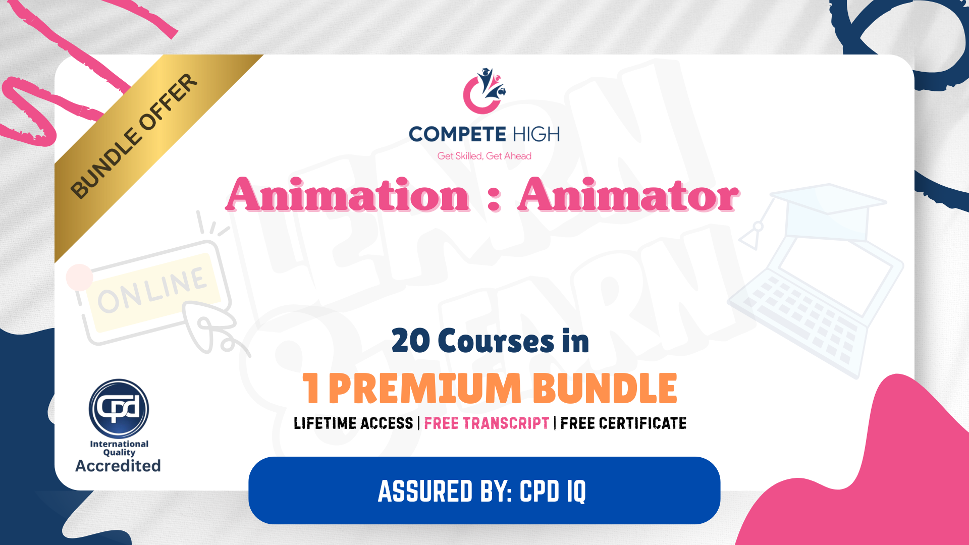 Animation: Animator – 20-in-1 Premium Online Courses Bundle