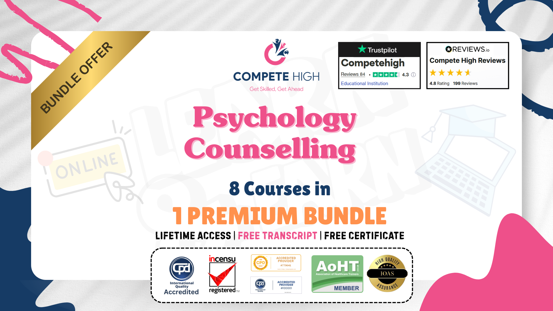Psychology Counselling: 8 in 1 Premium Courses Bundle