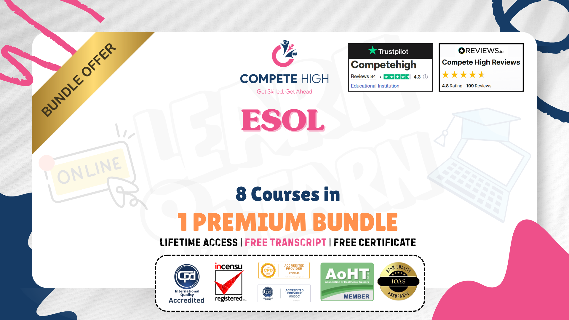 ESOL: 8 in 1 Premium Courses Bundle