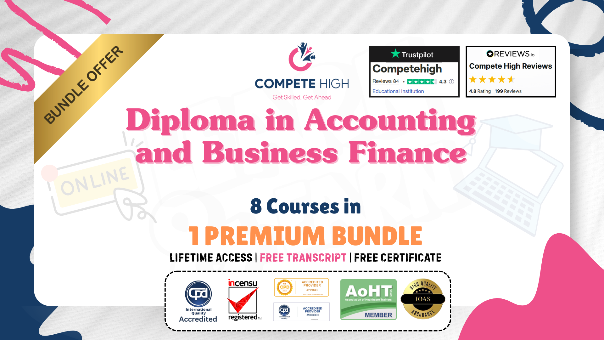 Diploma in Accounting and Business Finance: 8-in-1 Premium Online Courses Bundle