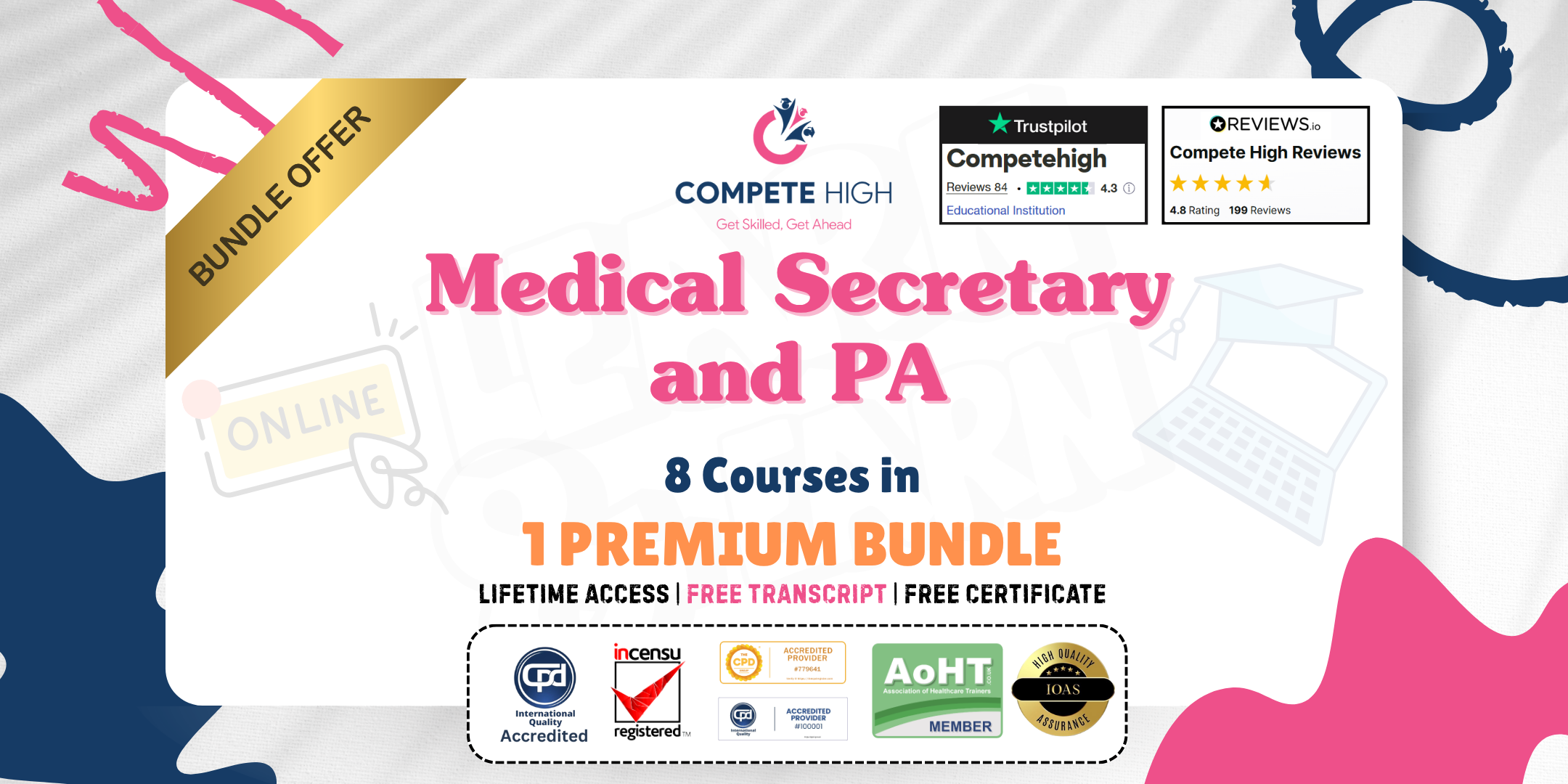 Medical Secretary and PA: 8-in-1 Premium Online Courses Bundle
