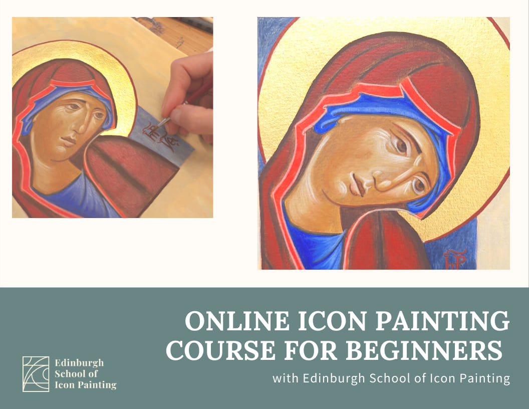 ONLINE. Icon Painting Course - Beginners. With live demonstrations.