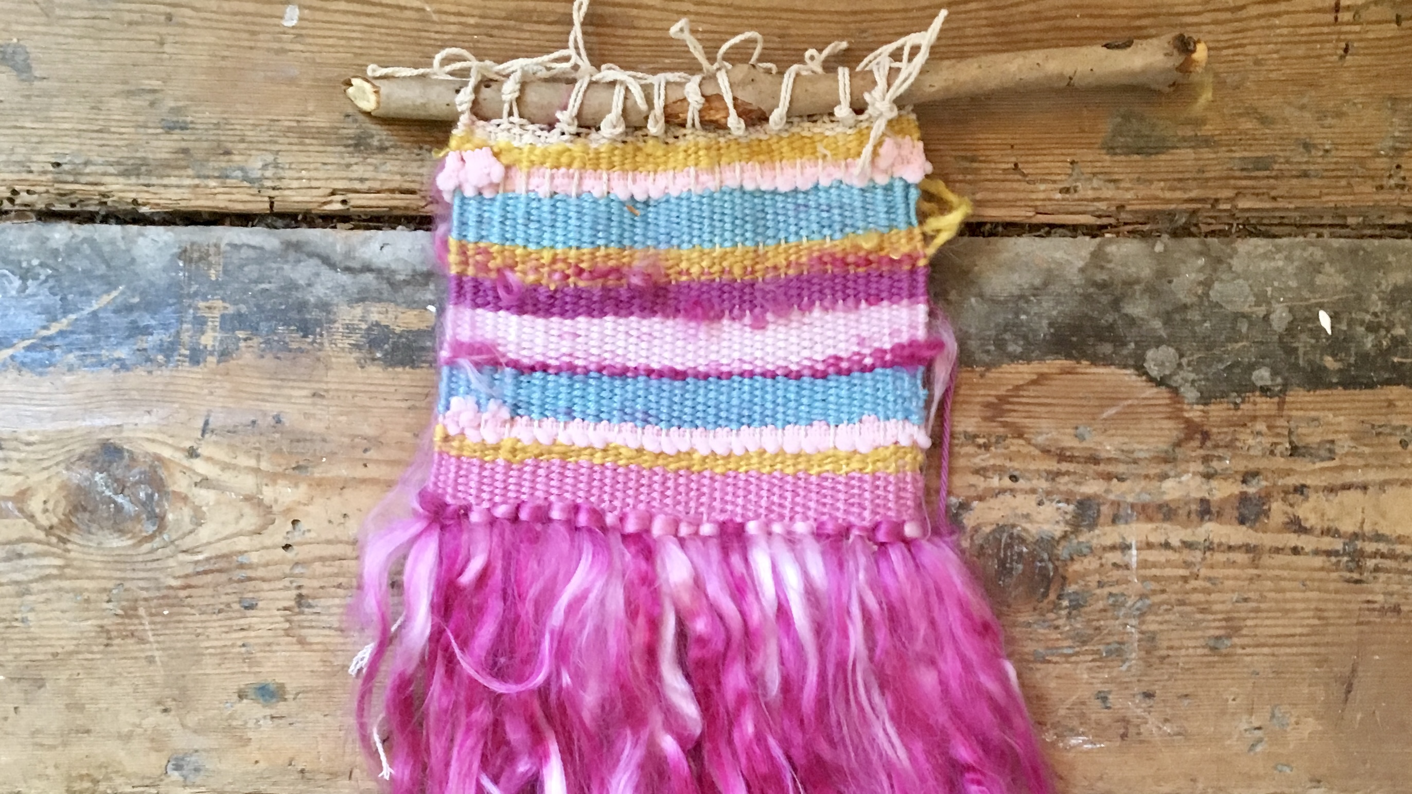 Six Hour Introduction to Frame Loom Weaving