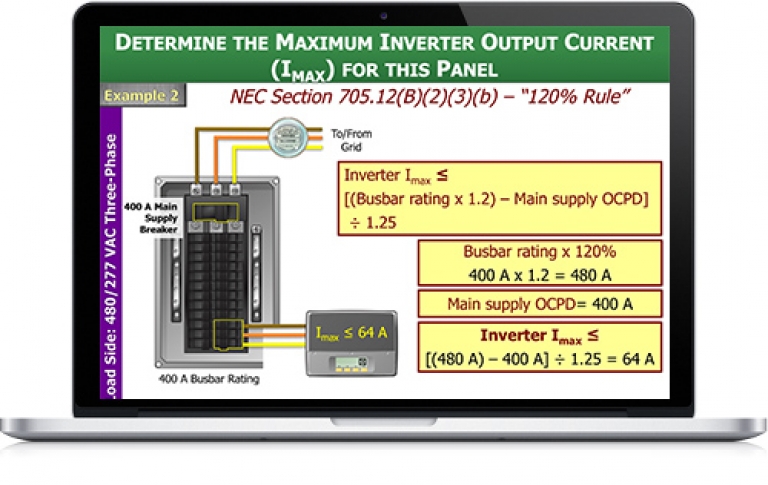 PVOL202: Solar Training - Advanced PV System Design and the NEC (Grid-Direct) - Online