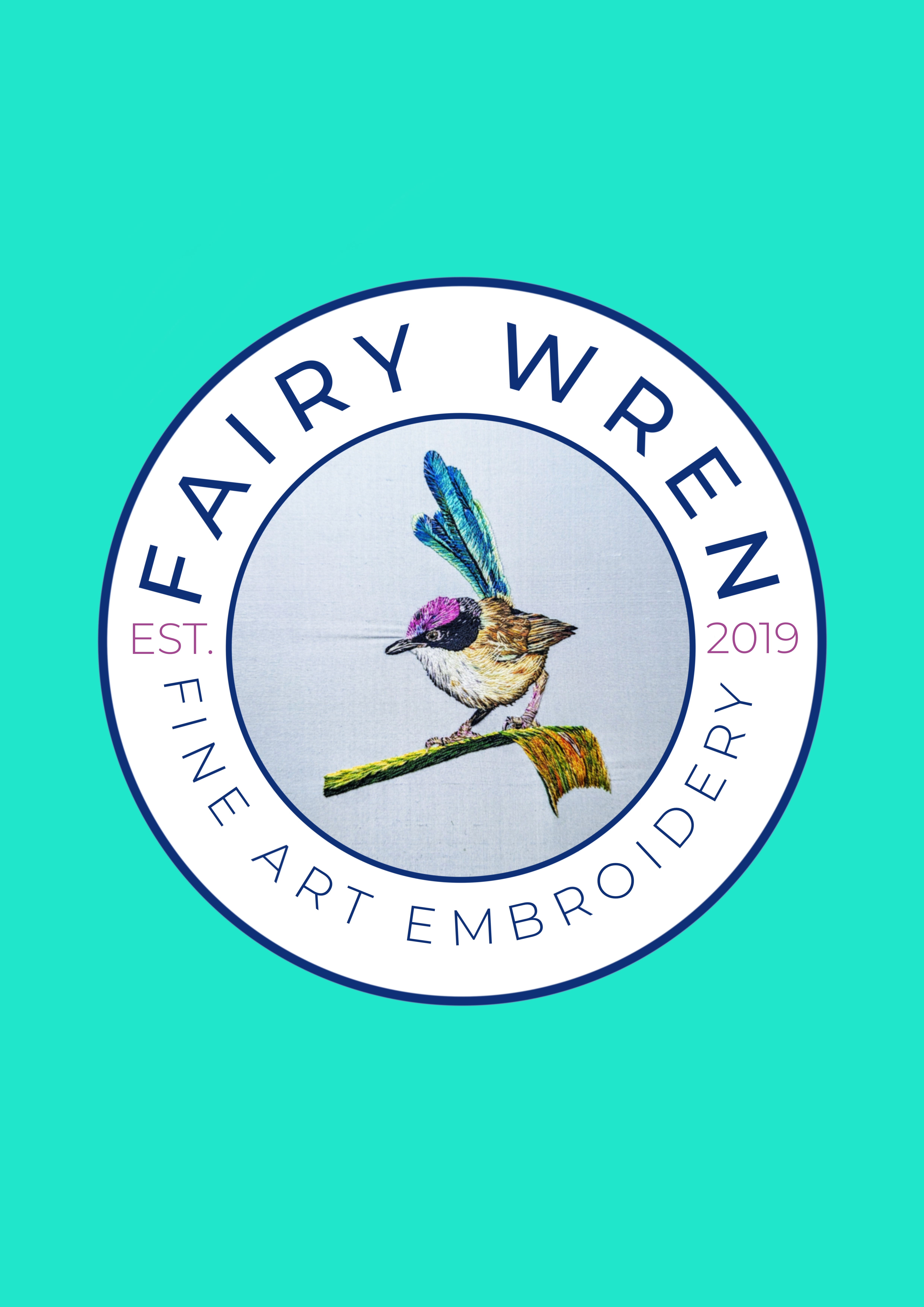 Fairy Wren Embroidery logo