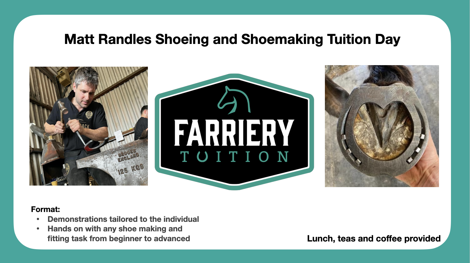 Matt Randles Shoemaking and Shoeing Tuition Day 1-1