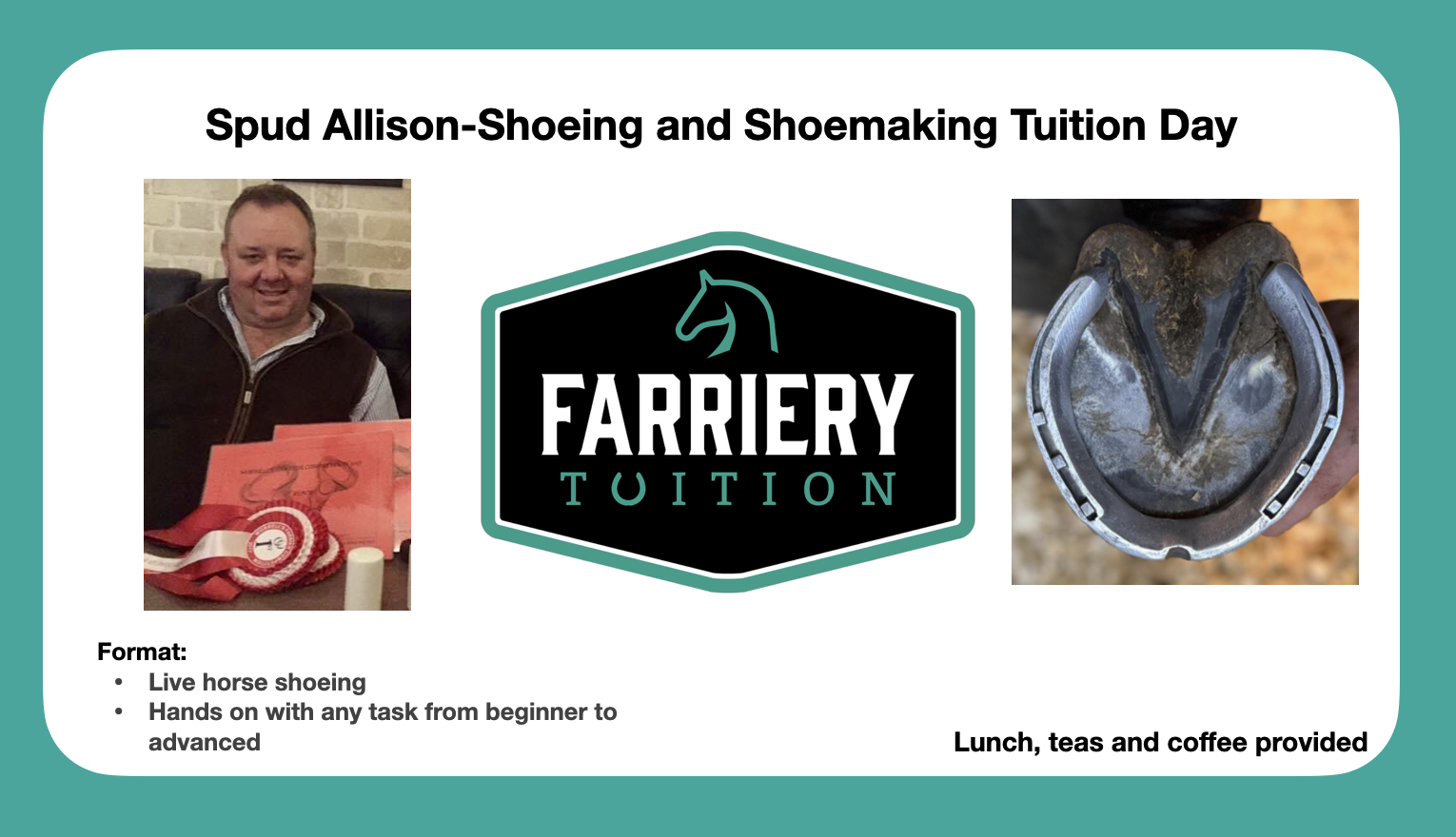 Spud Allison-Shoeing and shoemaking day 