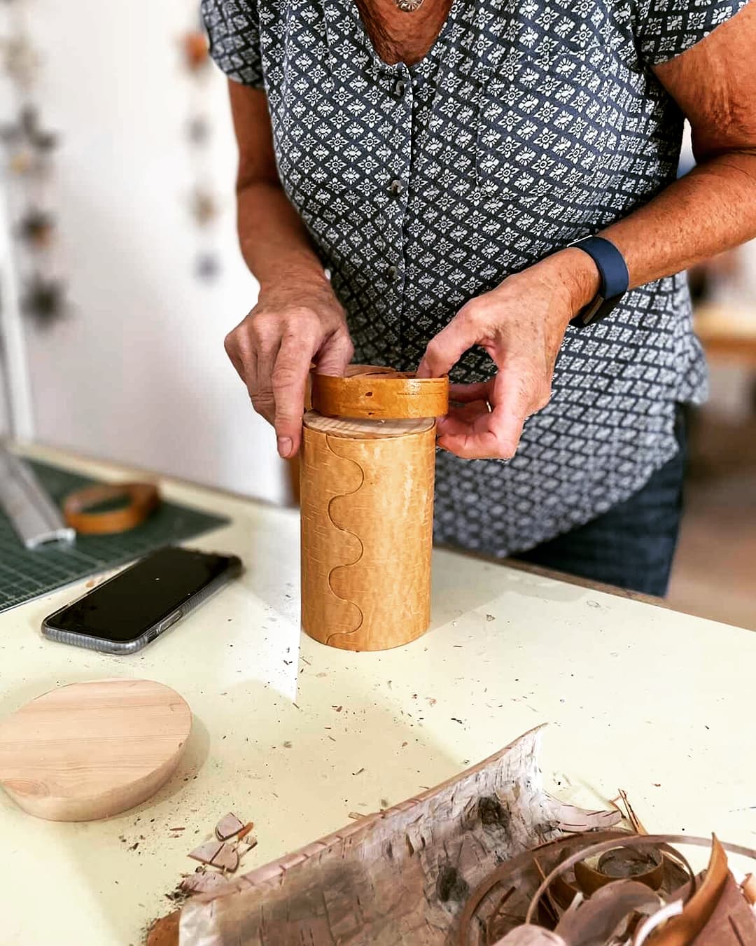 Birch Bark Containers