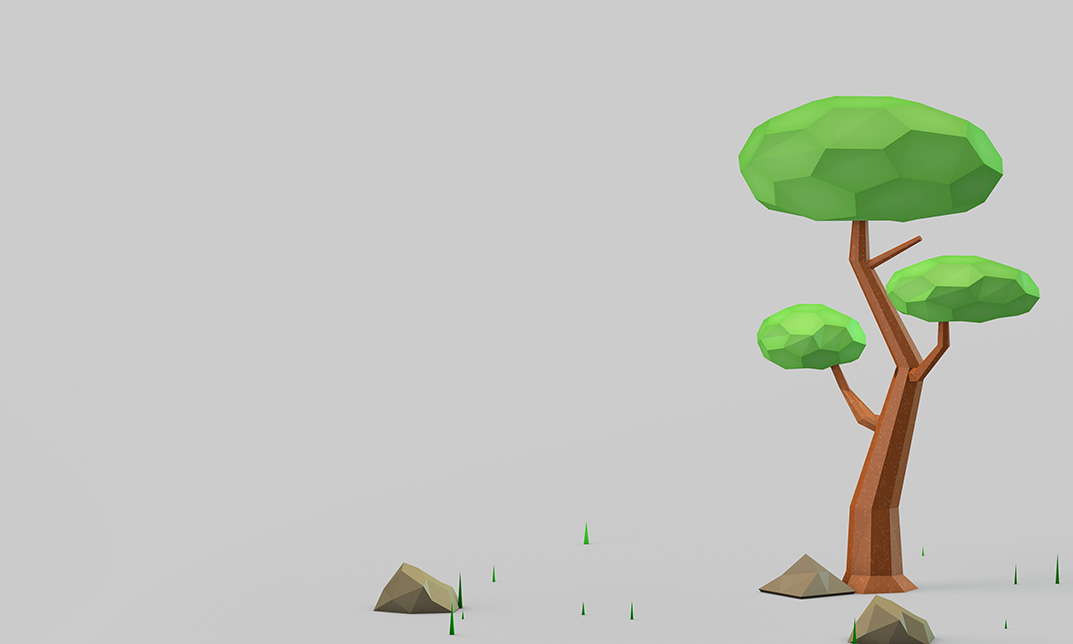 Cinema 4D: Low Poly Tree