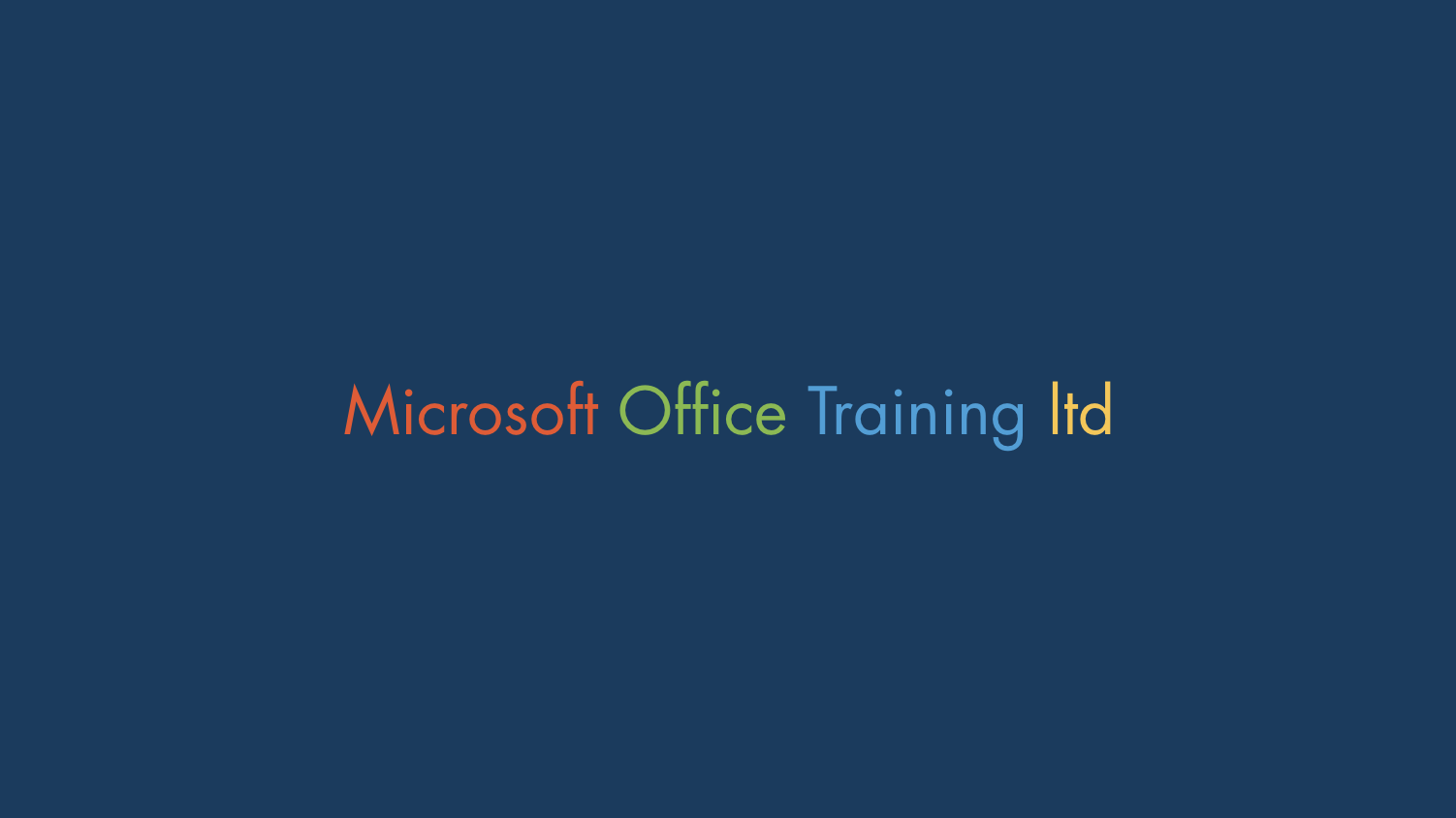 Microsoft Excel Intermediate - In-company