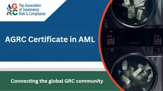 Certificate in Anti Money Laundering (AML)