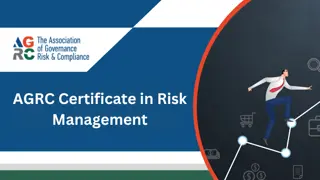 Certificate in Risk Management