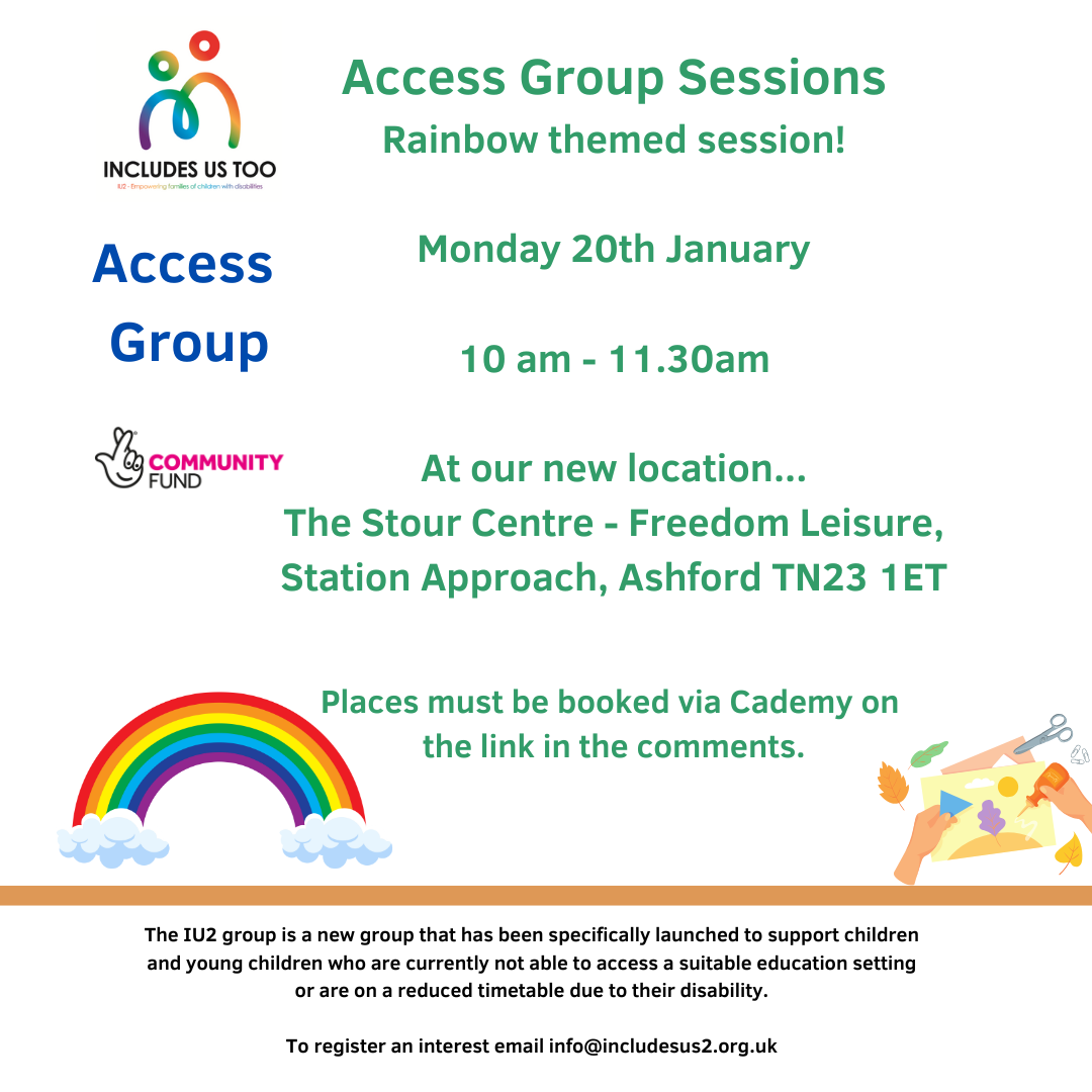 Access Group - Craft Session Monday 20th January *New Location - The Stour Centre - Ashford*