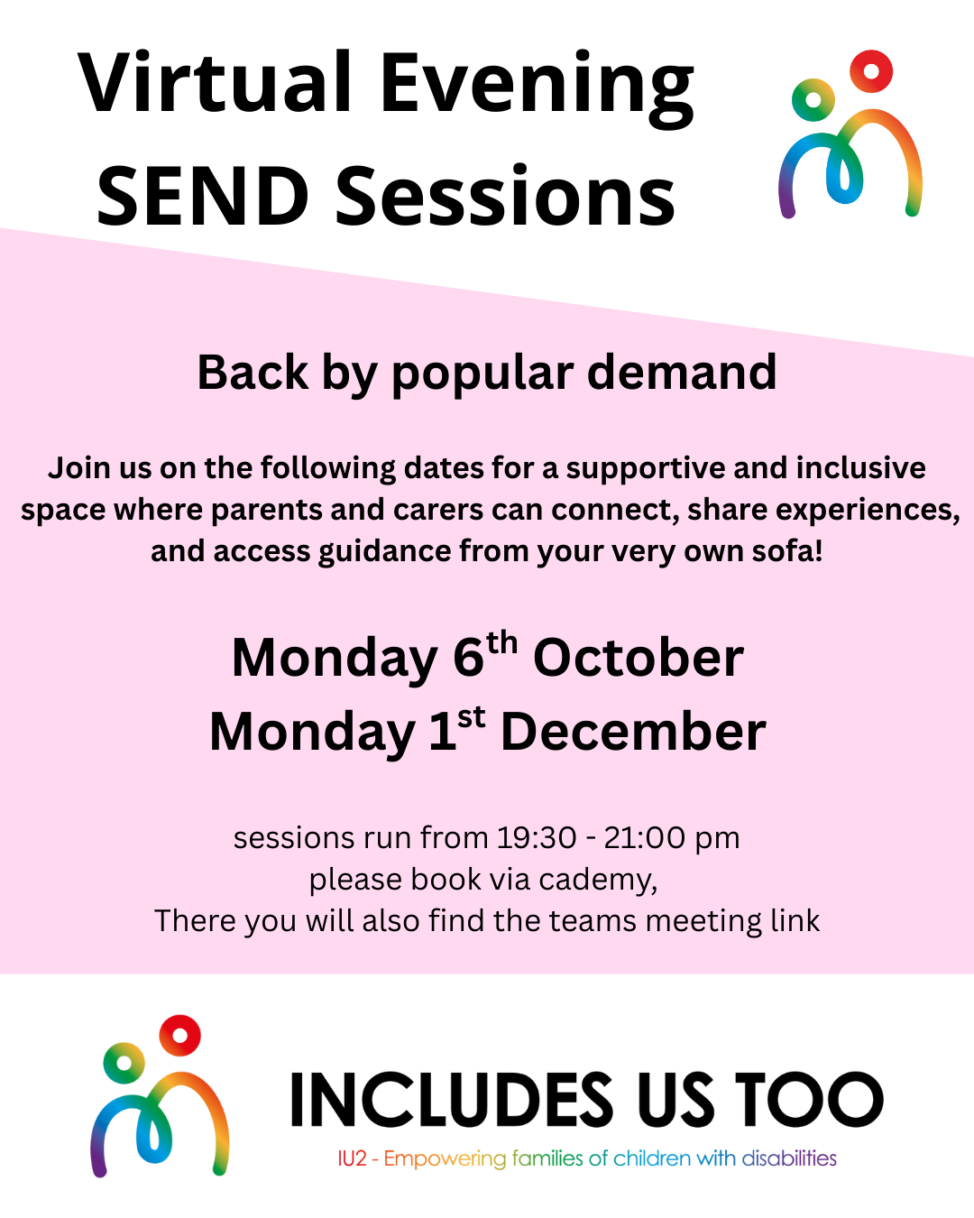 Virtual Evening SEND Sessions