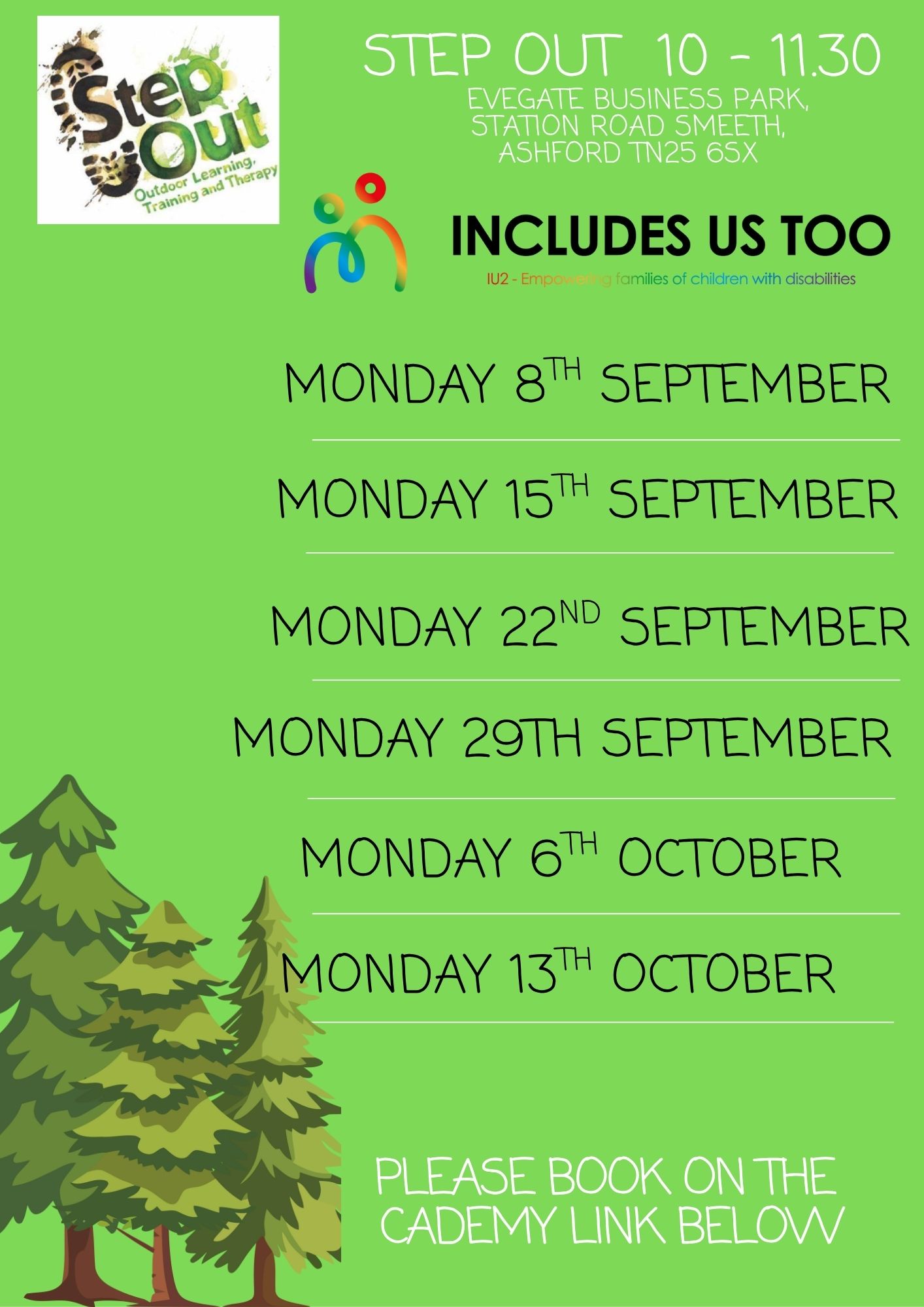 Access Group Step Out Session - Autumn term September 2025