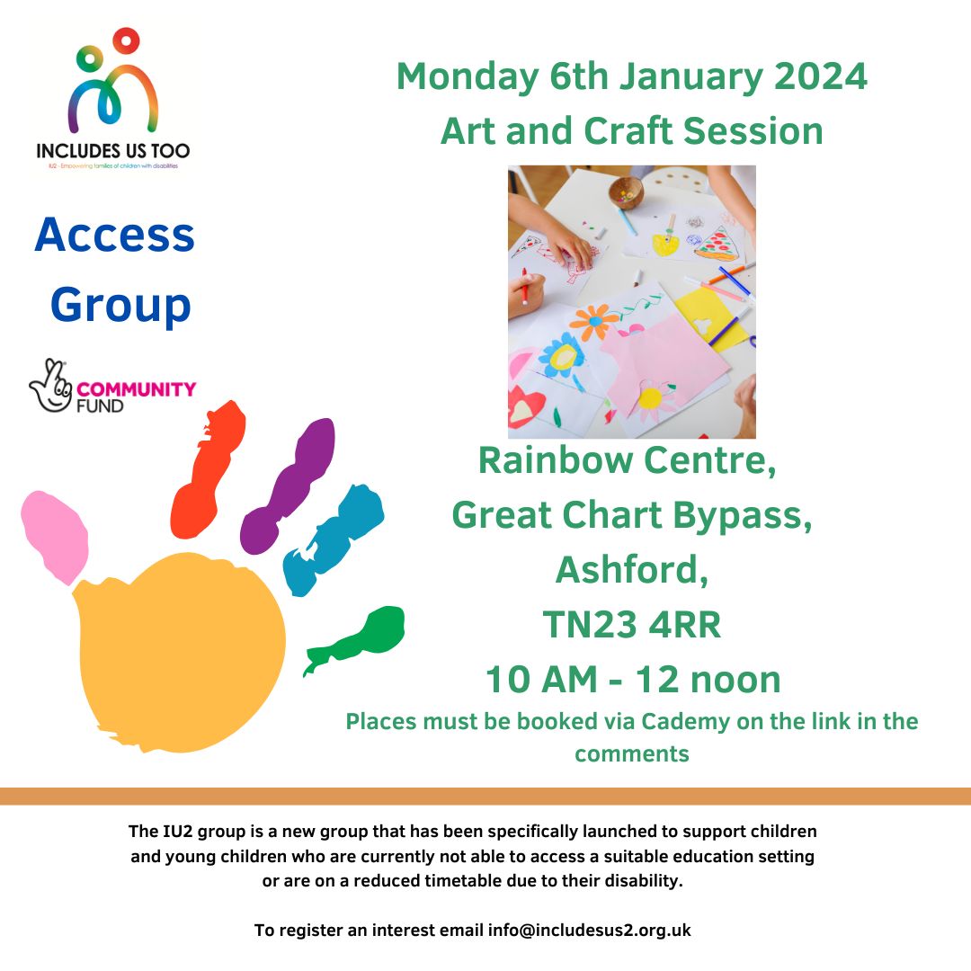 Arts and Craft Session - Monday 6th January 10 am - 12 noon