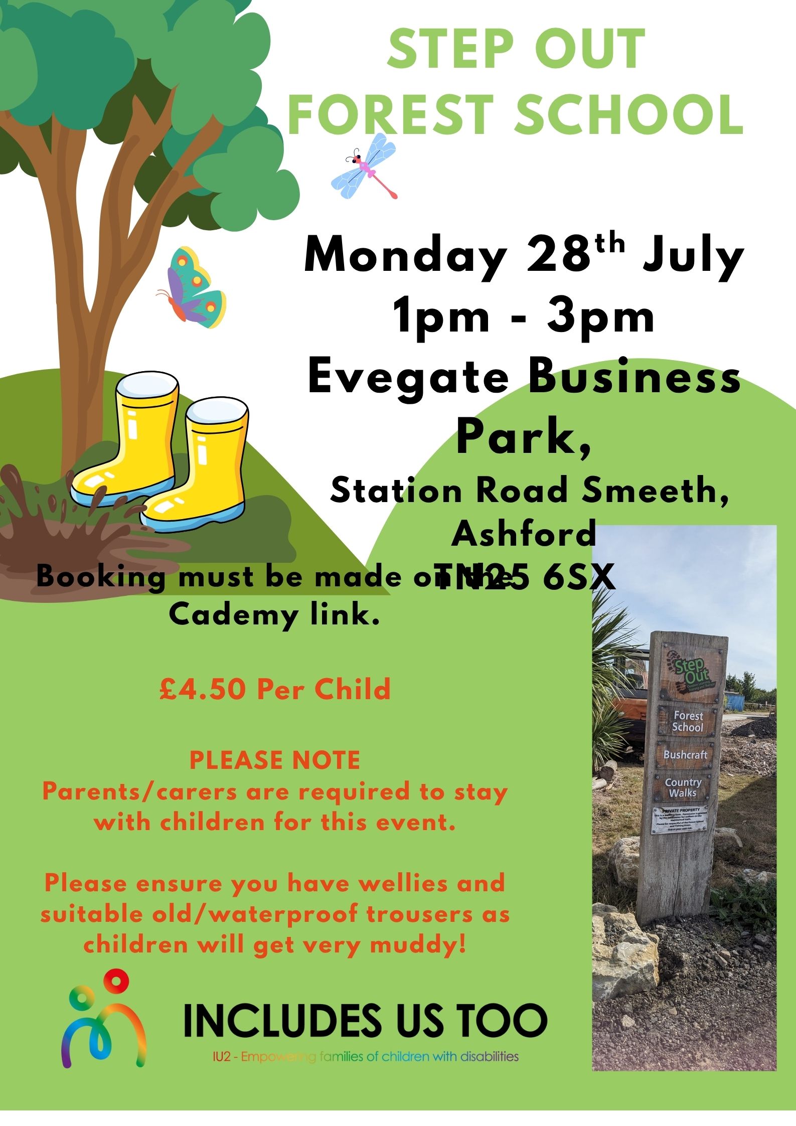 Step Out - Monday 28th July 1 - 3pm