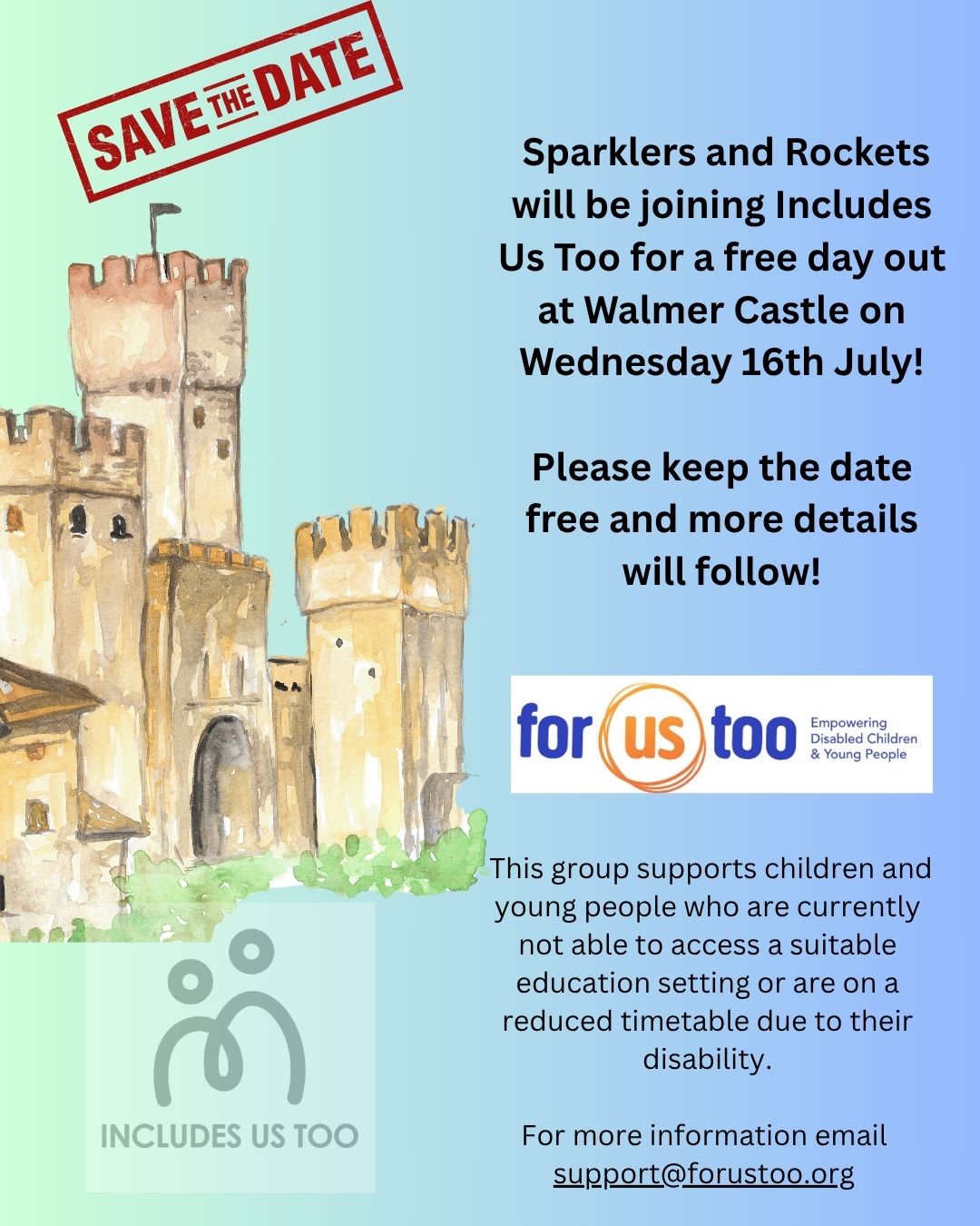 Walmer Castle -  Wednesday 16th July - For Us Too