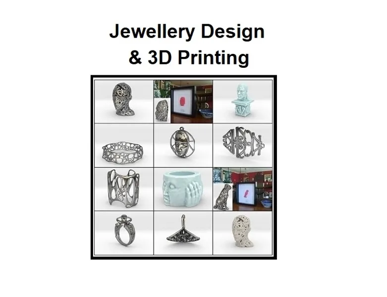 Jewellery Design + 3D Printing using Blender Parametric Smart Objects