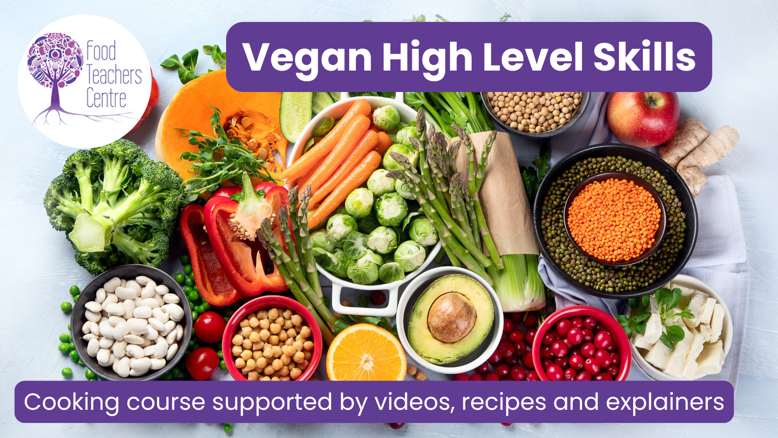 Vegan High Level Skills (Teacher CPD and exam resources)