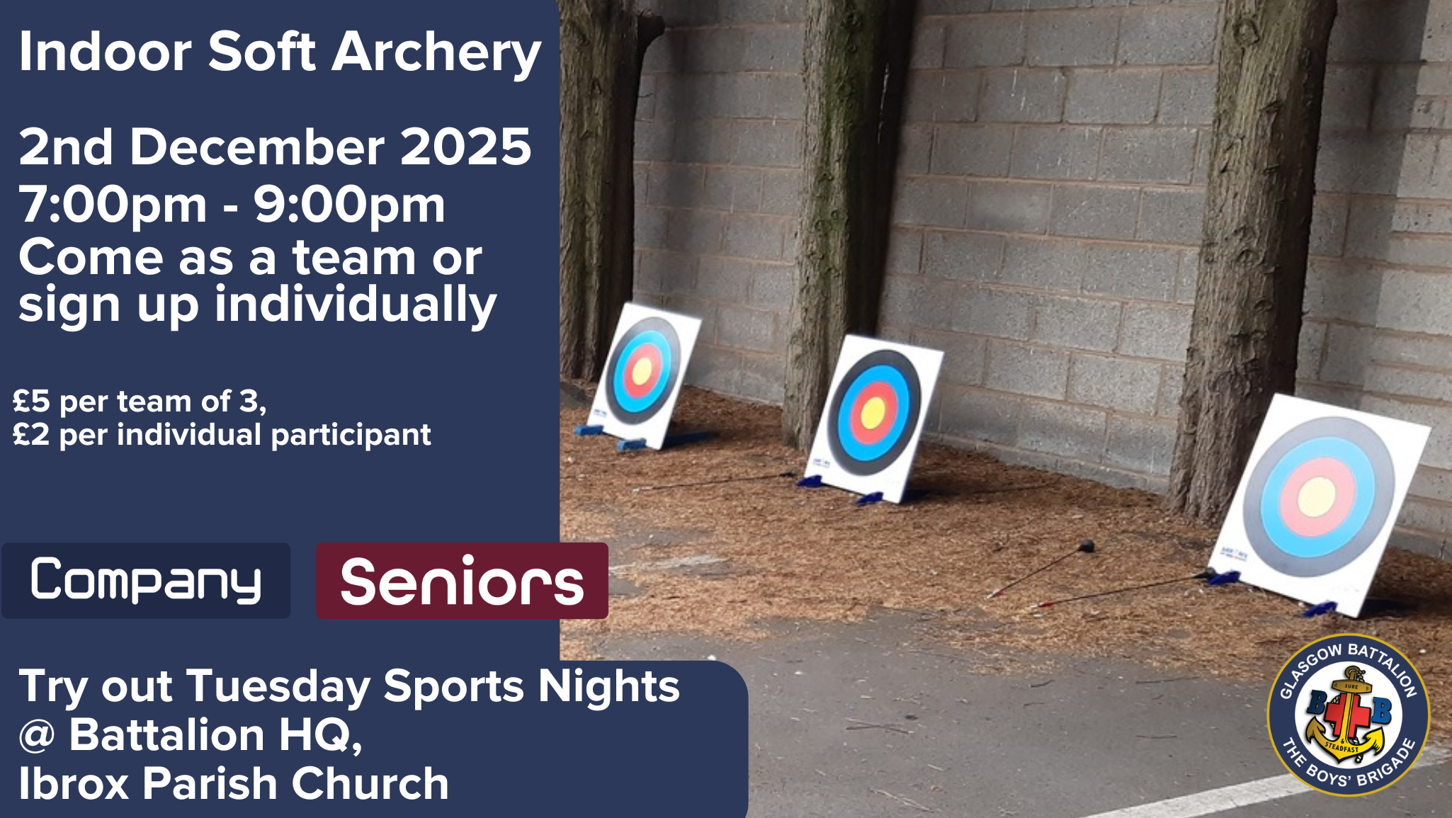 Try Out Tuesdays - Indoor Archery