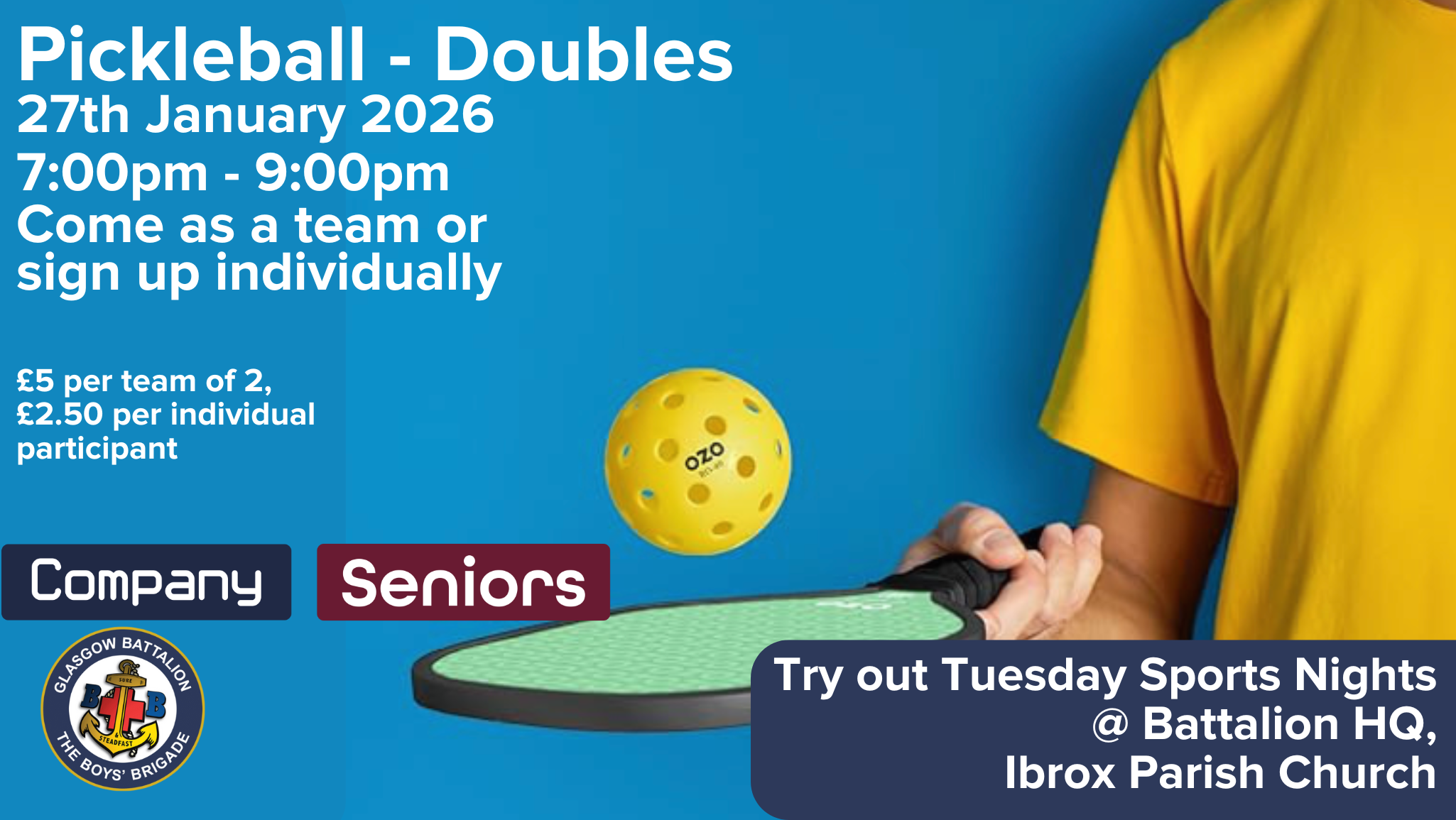 Try Out Tuesdays - Pickleball
