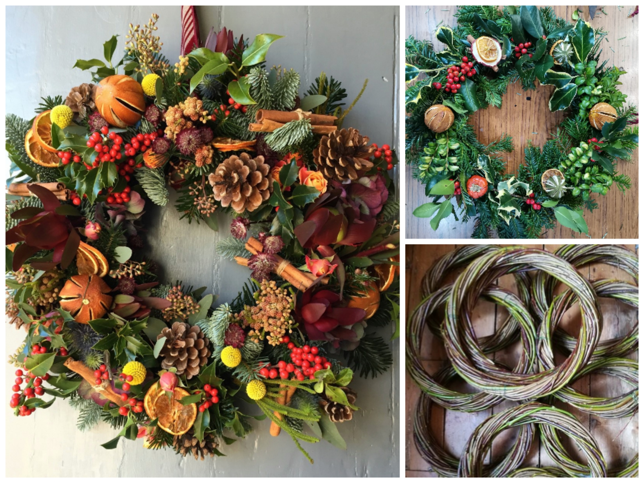 Luxury Xmas Wreath Workshop at Downton Memorial Hall