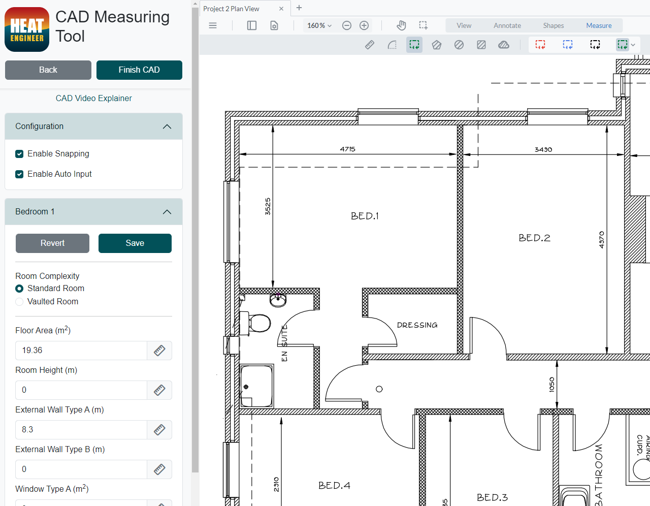 Heat Loss from drawings