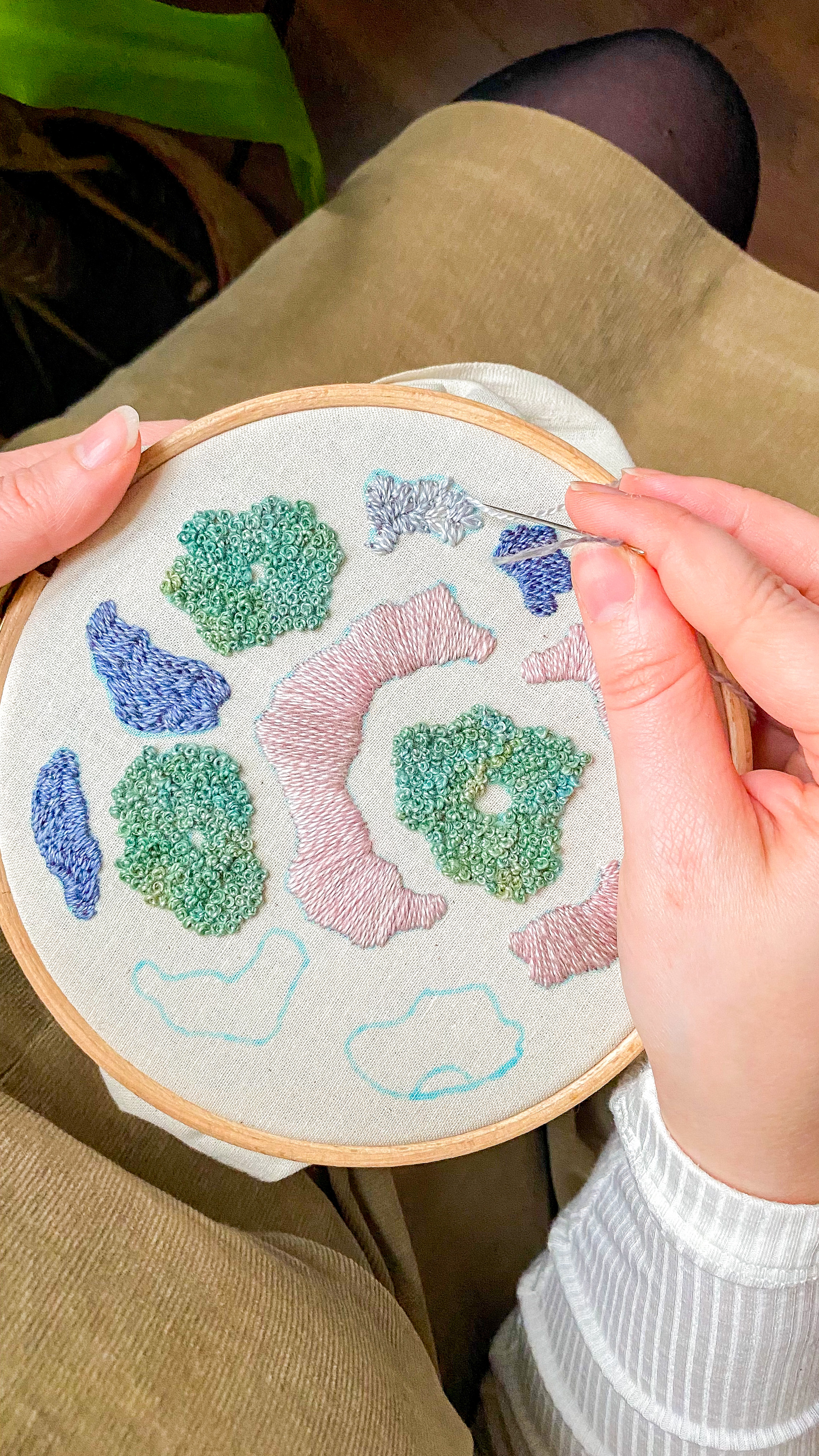 Mindful Embroidery Workshop - One Stitch at a time