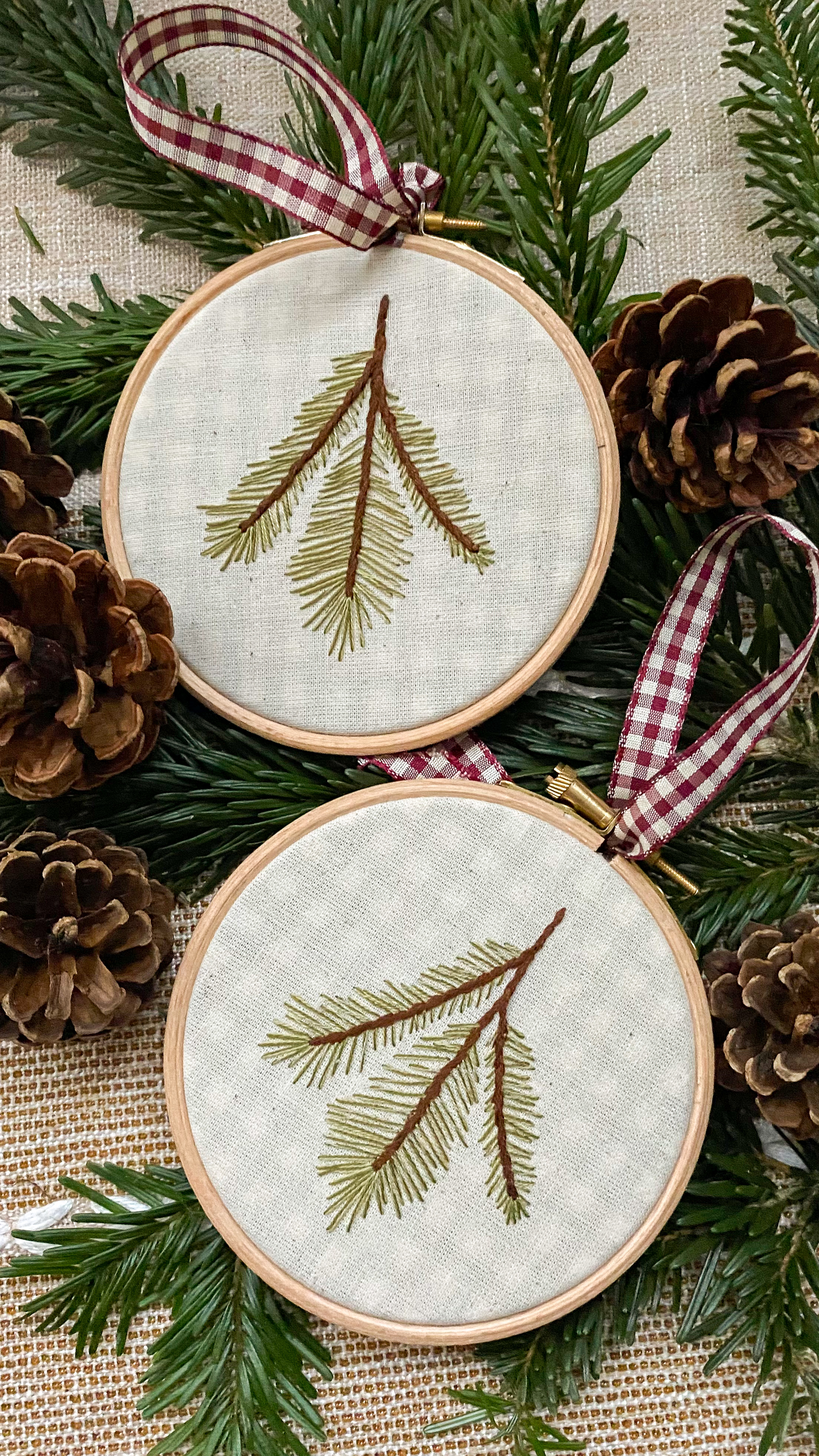 Festive embroidery workshop: Winter Decorations