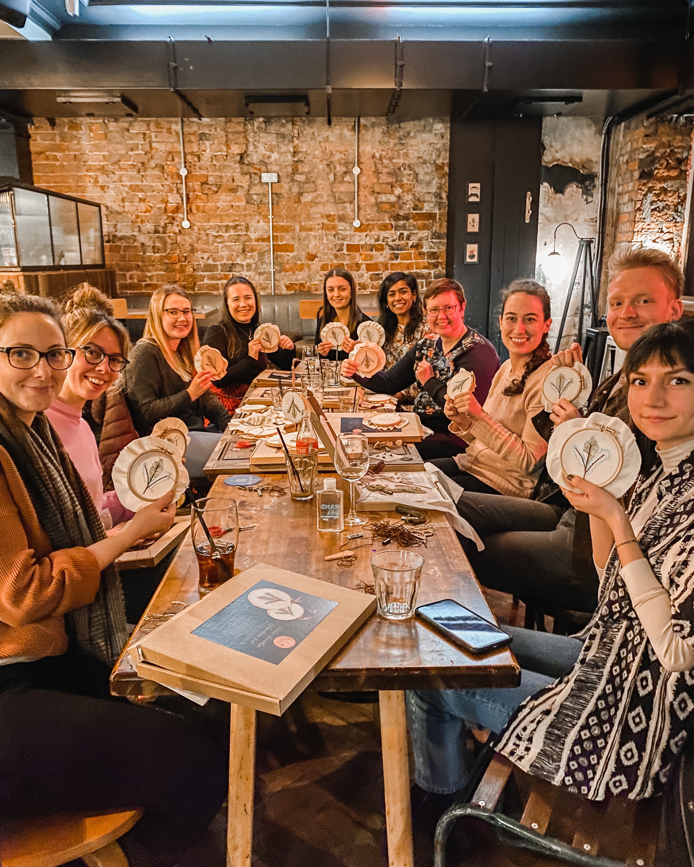 International Women's Day - Beginner Embroidery Workshop at Garten Bar Manchester