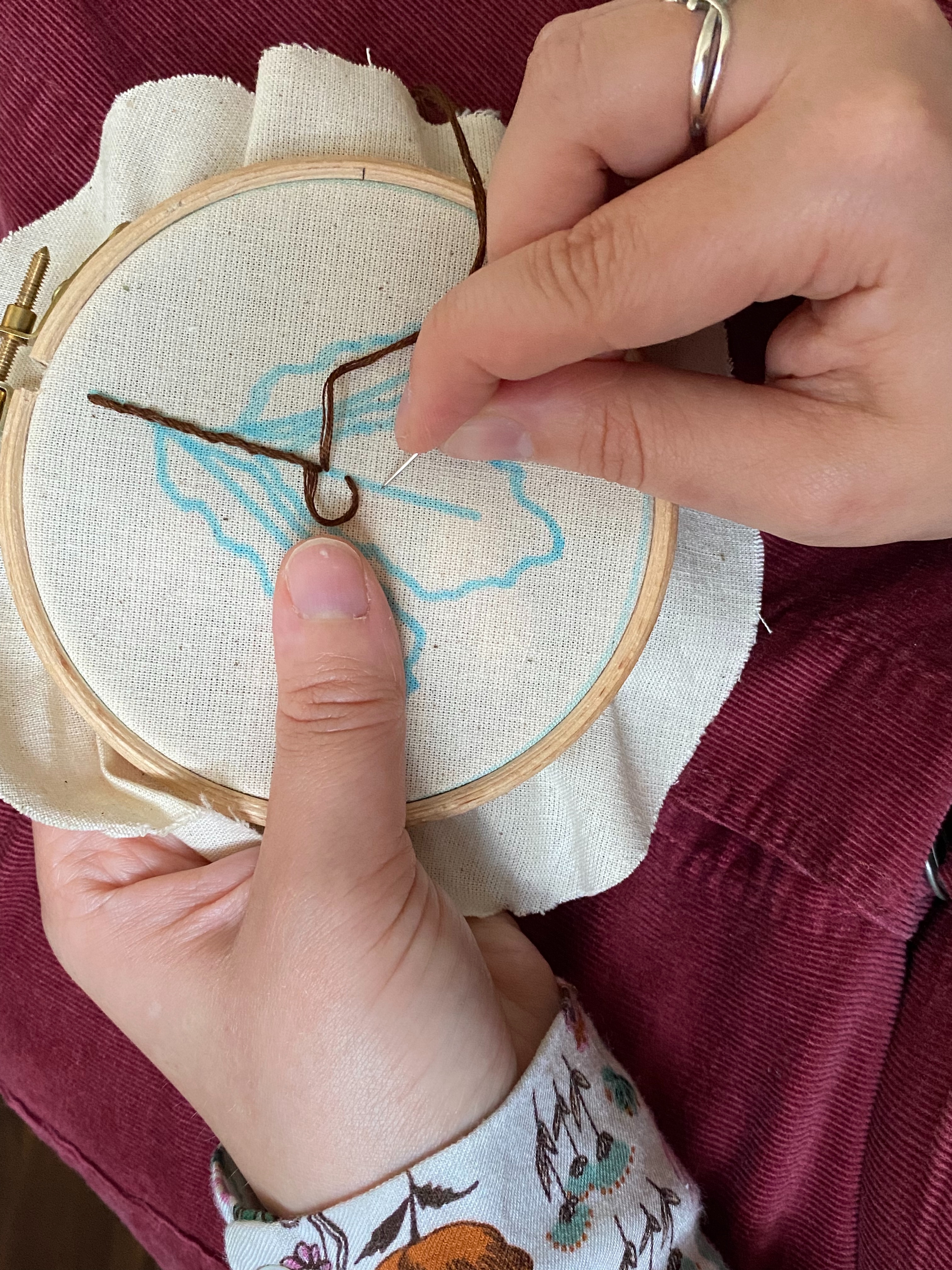 Festive embroidery workshop: Winter Decorations