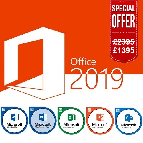 Microsoft Office Specialist 2019 Certification Bundle with 5 Exams and Simulators