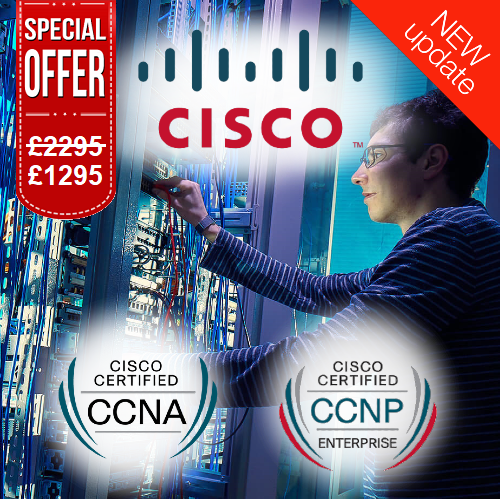 Cisco CCNA and CCNP Bundle with 3 Exams