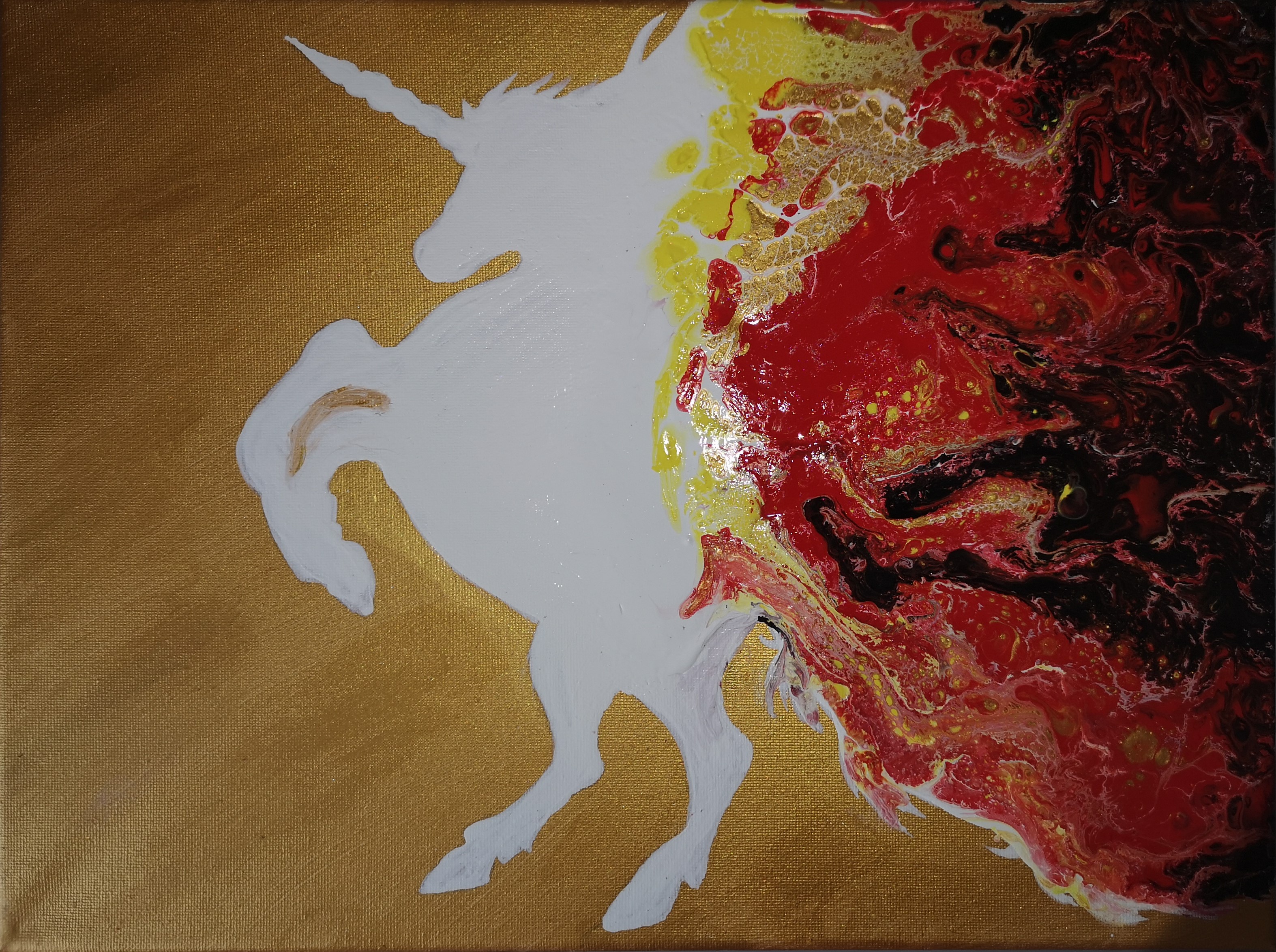 Paint Pouring Silhouette course - Bracknell