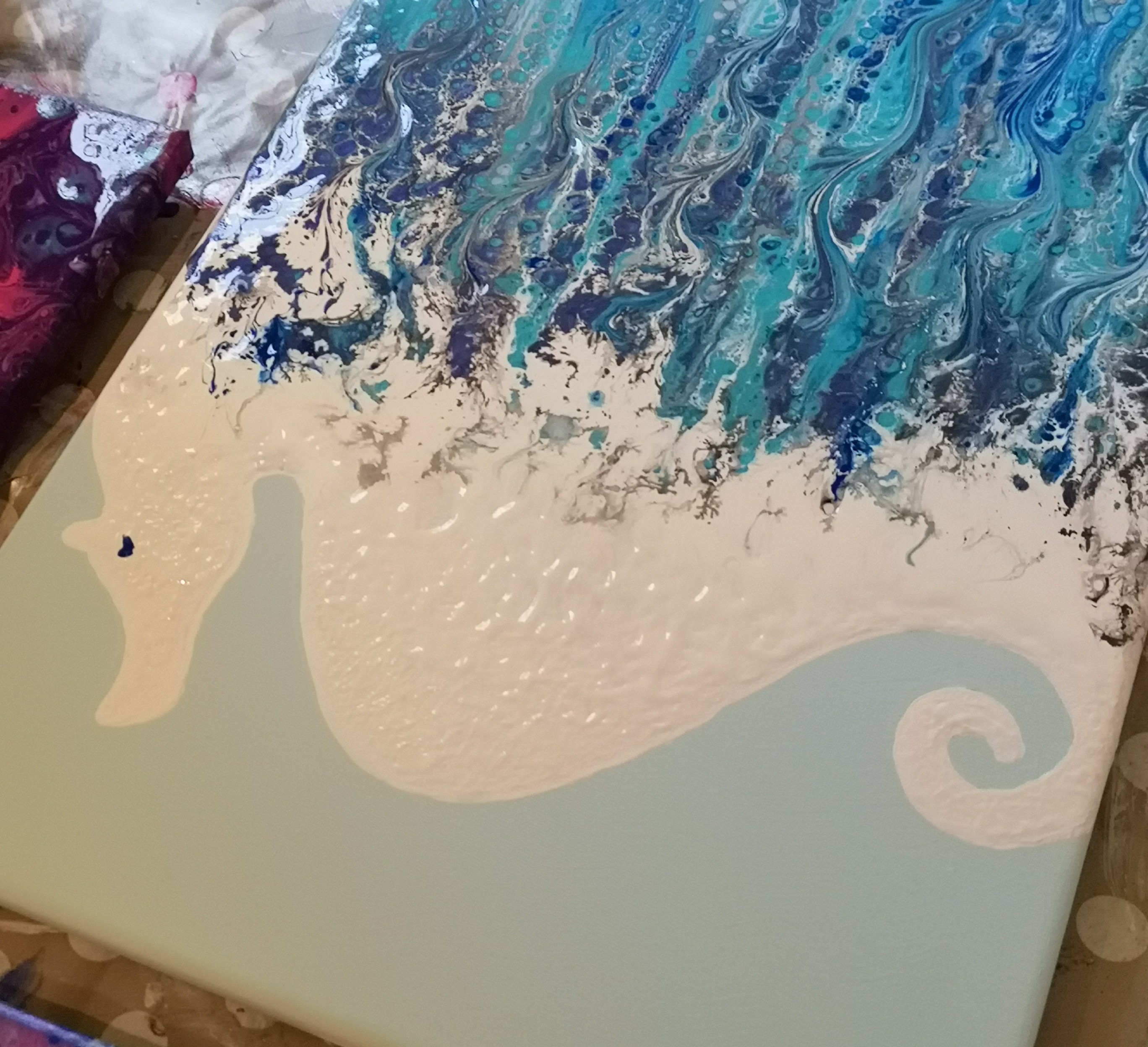 Paint Pouring Silhouette course - Bracknell