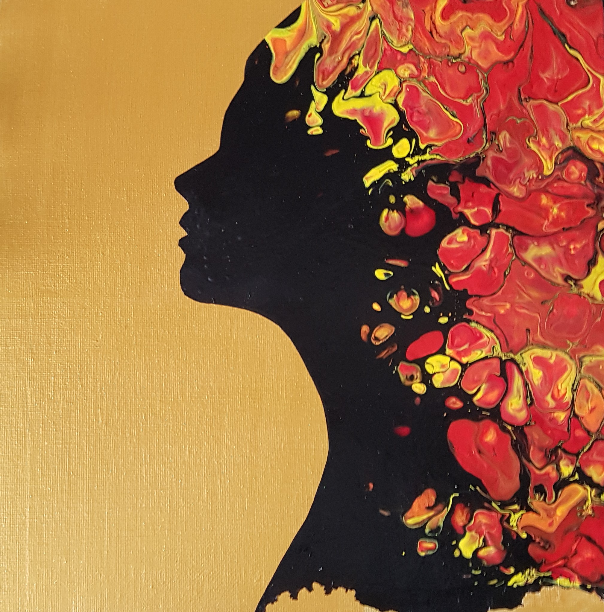Paint Pouring Silhouette course - Bracknell