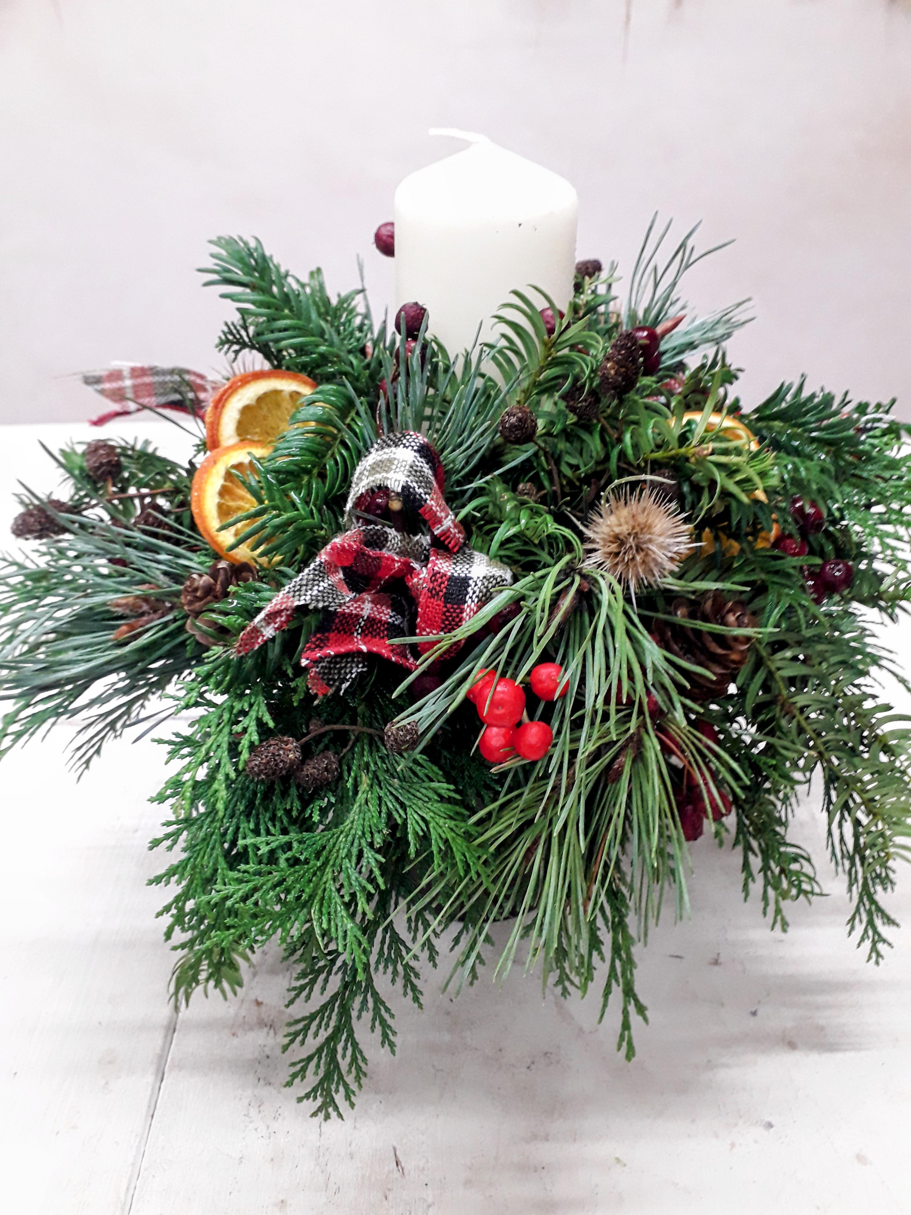 Christmas Table Centre Piece Workshop