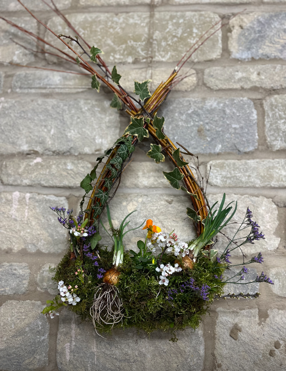 WOODLAND SPRING & EASTER LIVING WREATH WORKSHOP