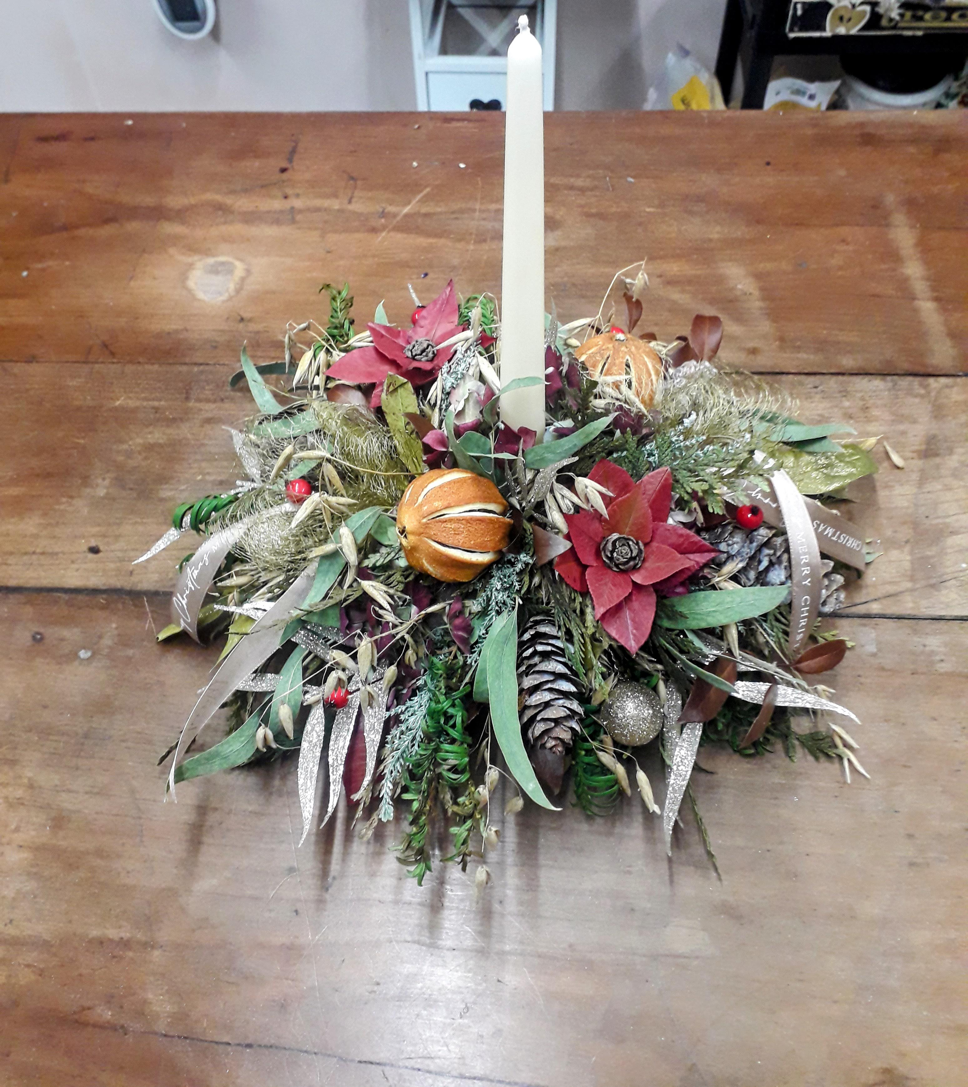 Christmas Table Centre Piece Workshop